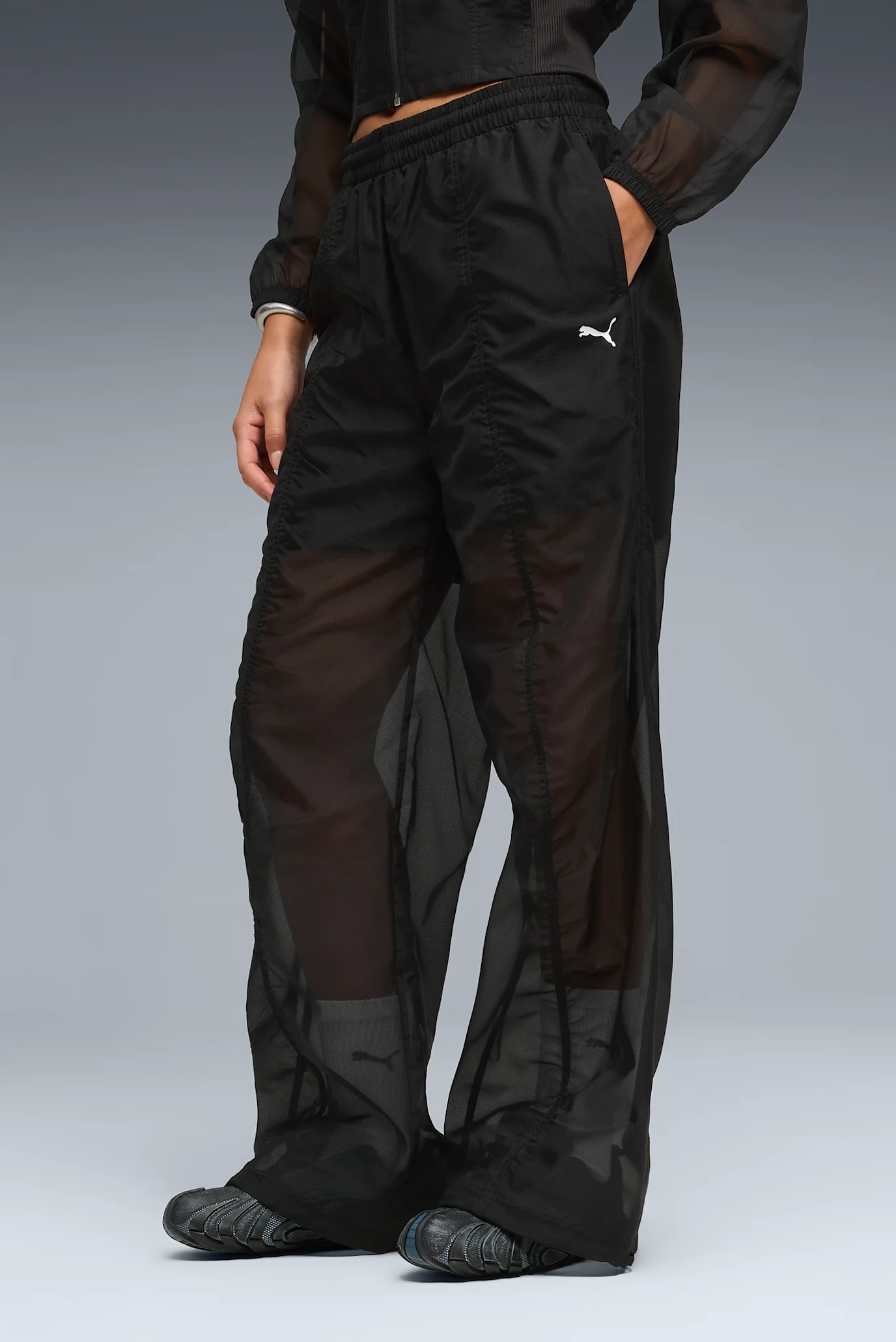 Женские черные спортивные брюки Dare To Relaxed Woven Pants Women