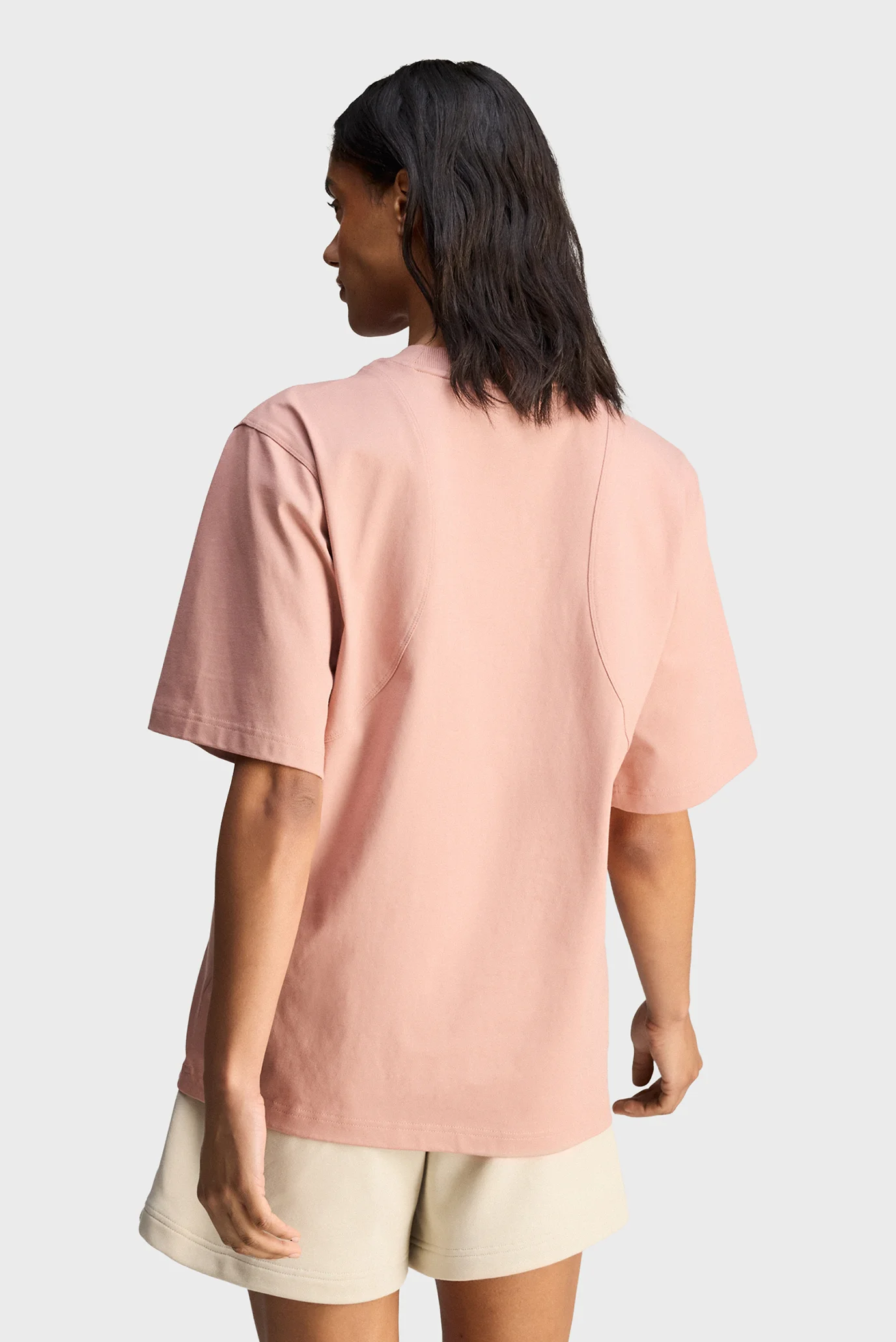 Женская пудровая футболка adidas by Stella McCartney Loose adidas