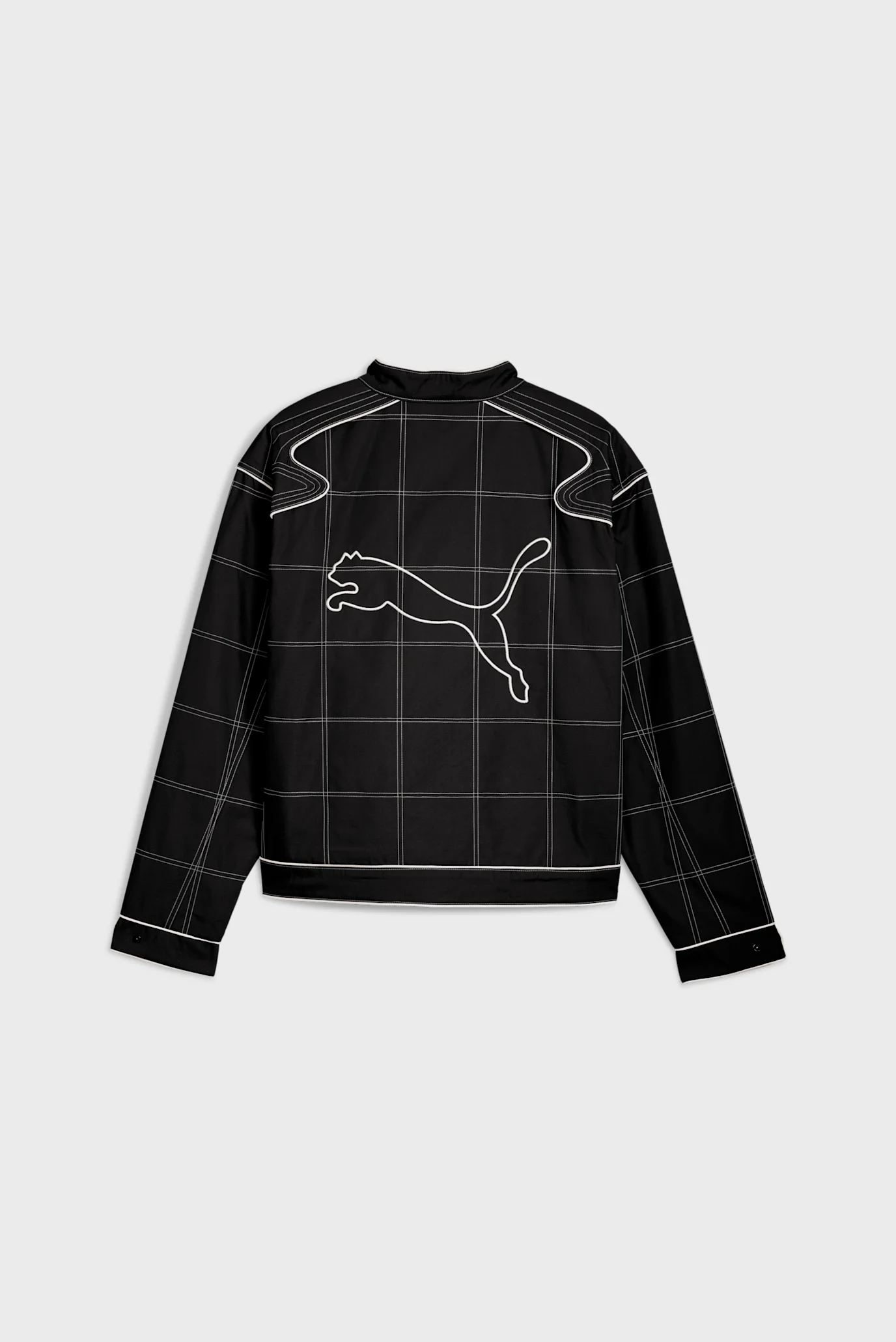 りゅー様用 Чорна картата куртка FUTURE.PUMA.ARCHIVE Racer Jacket Unisex