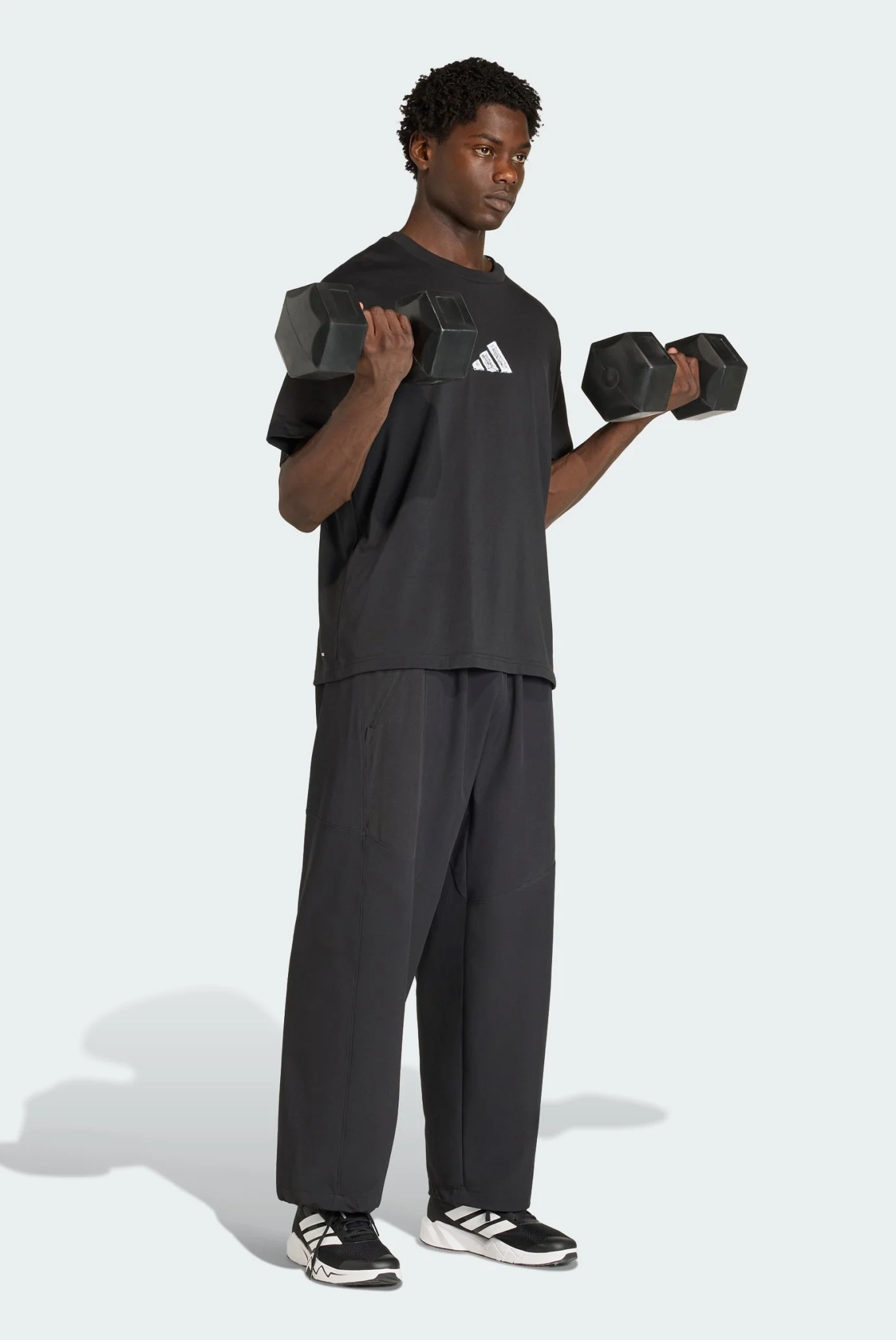 Чоловіча чорна футболка CLIMACOOL POWER TRAINING GRAPHIC adidas