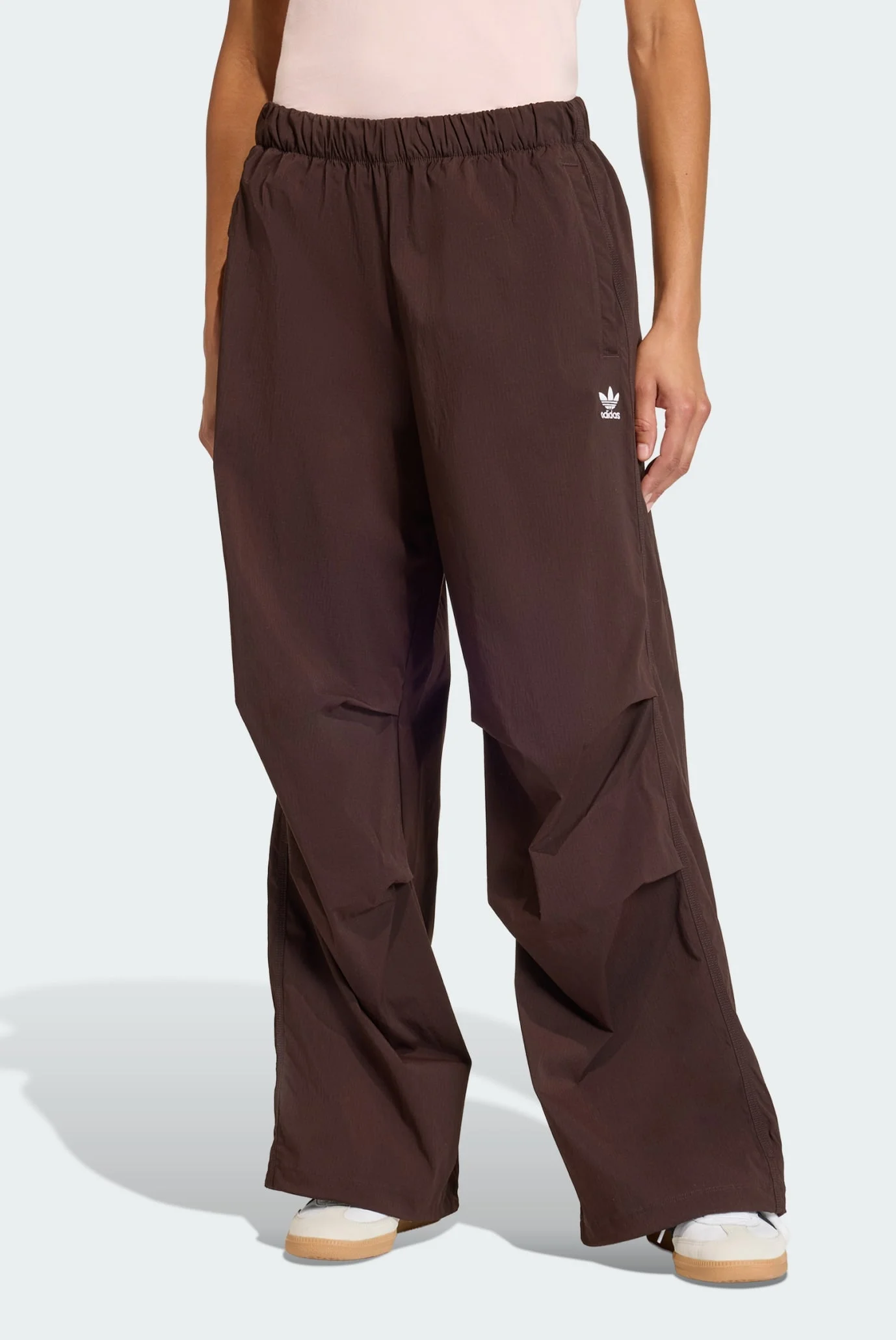 Женские коричневые спортивные брюки Essentials Ripstop Parachute