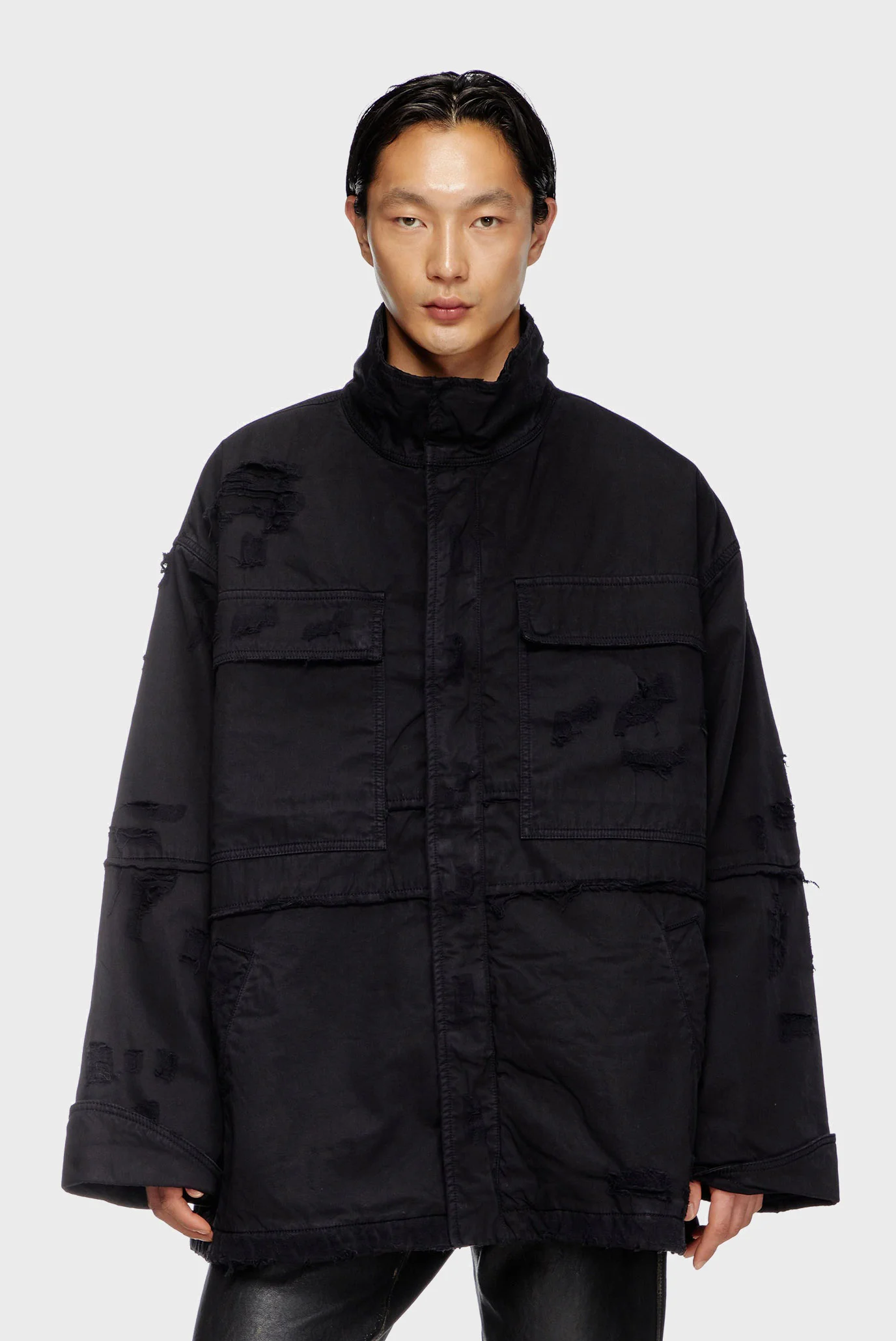 ジャケット・アウター DIESEL opium darkwear fade riders jacket Куртки DIESEL J-Livery Jacket Black (A18589_0PLBI 9AW) | Footshop