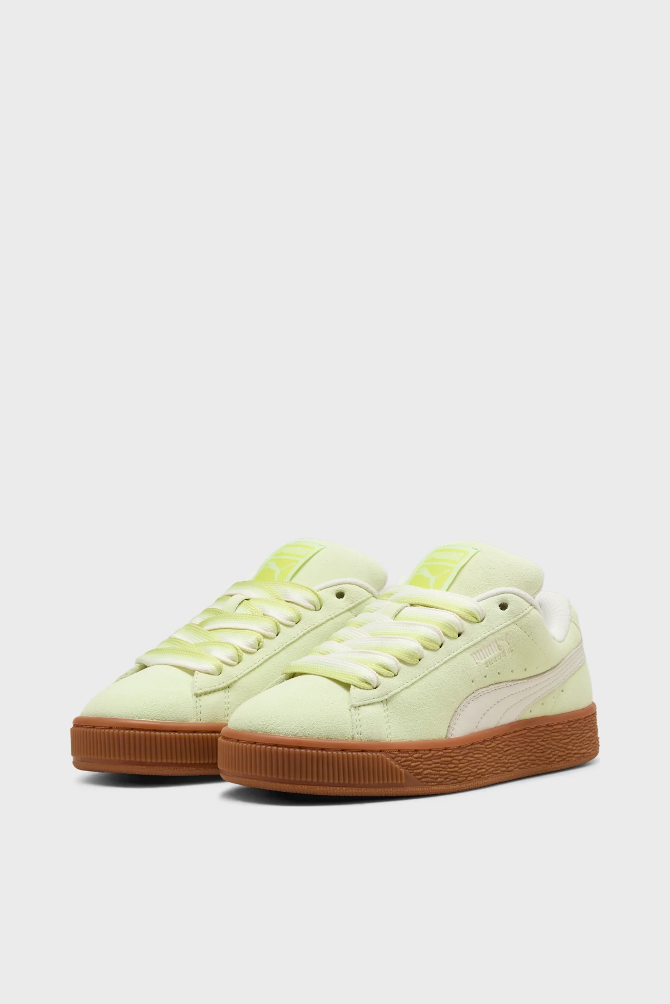 sorm86 KINISENDEEE 2 イエロー Женские салатовые замшевые сникерсы Suede XL Sneakers Women PUMA