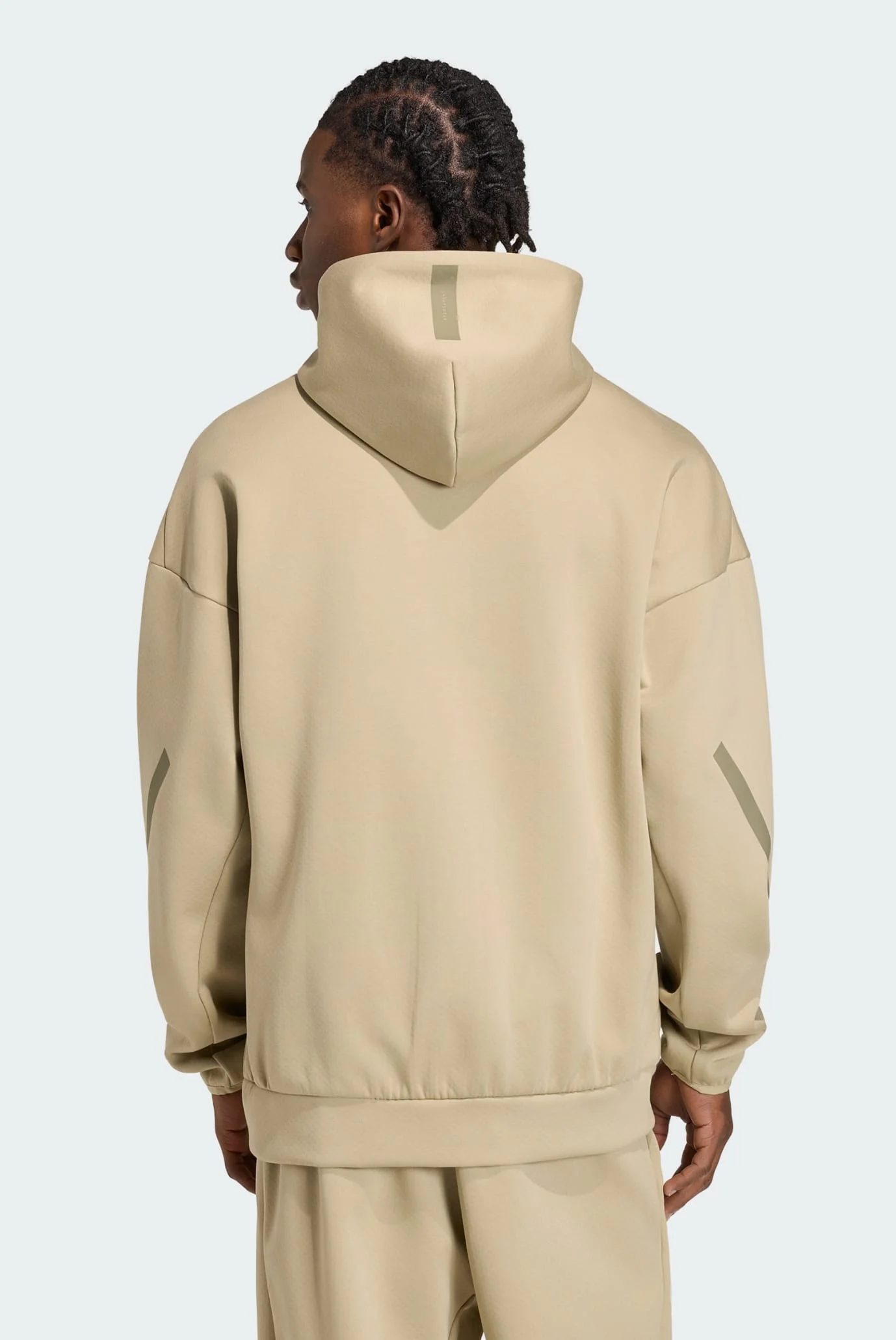 Мужское бежевое худи New adidas Z.N.E. Full-Zip adidas KE4682 — MD