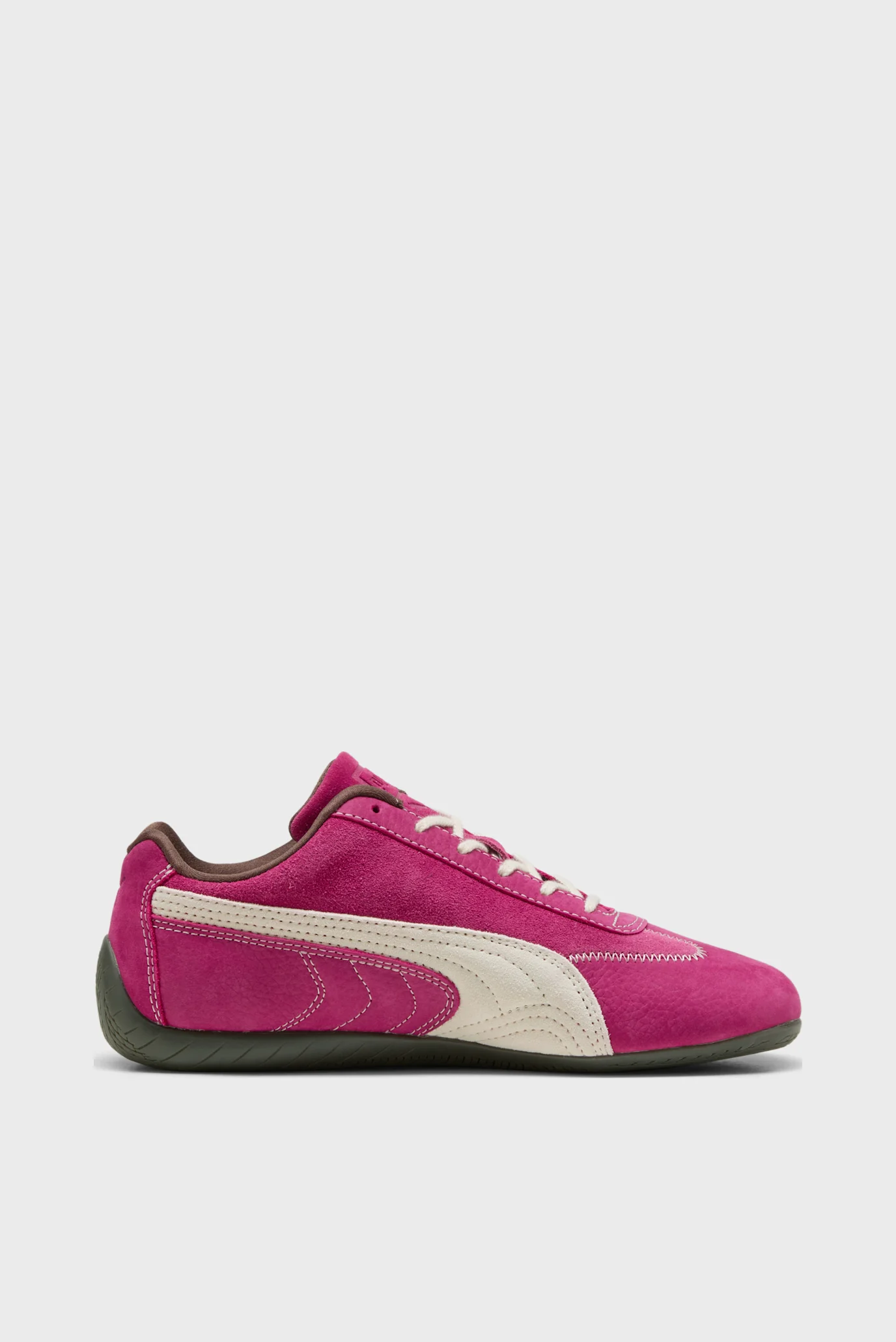 Женские малиновые замшевые кроссовки Speedcat Wine Club Sneakers