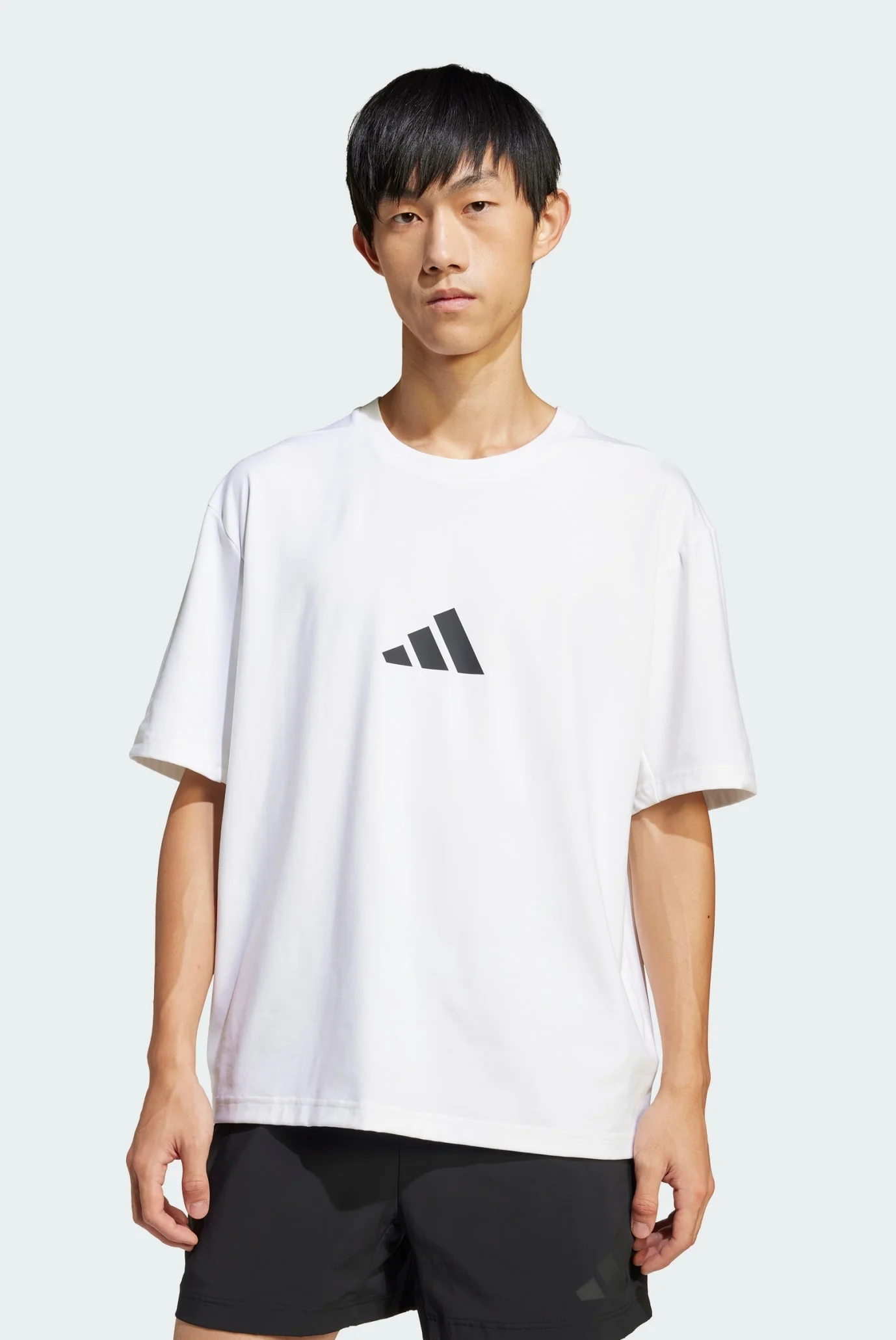 Мужская белая футболка adidas Z.N.E. Loose-Fit adidas JC5482 — MD