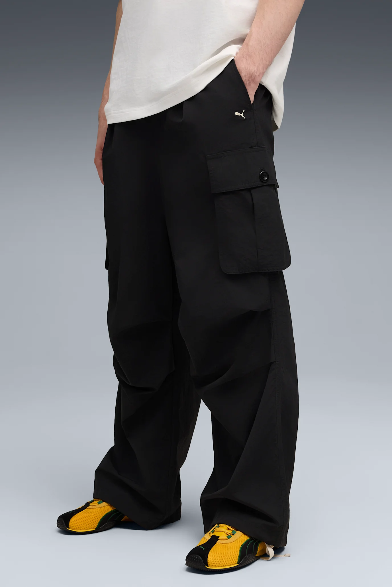 Мужские черные спортивные брюки MMQ CORDURA® Cargo Pants Men PUMA