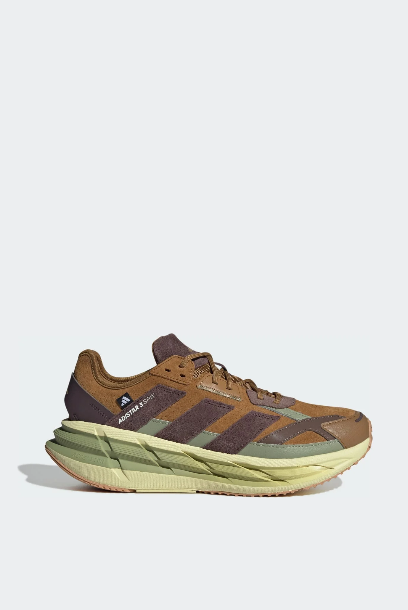 Мужские коричневые замшевые кроссовки Adistar 3 Sportswear adidas