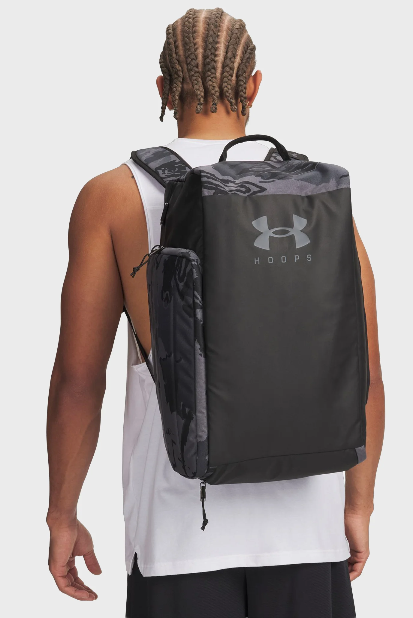 Черный рюкзак UA Contain Duo SM BP Duffle-BLK Under Armour 1381920