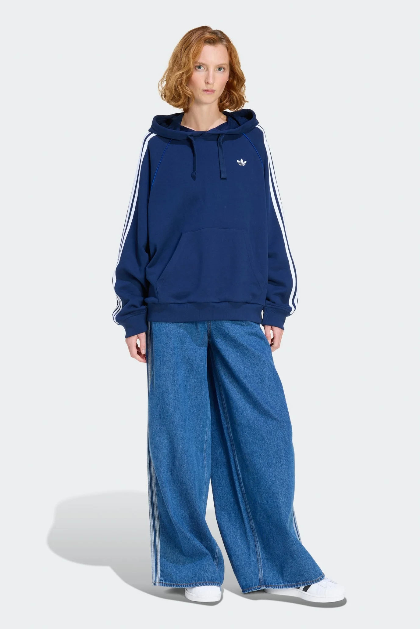 Женские синие джинсы FIREBIRD ADILENIUM adidas KD2906 — MD-Fashion