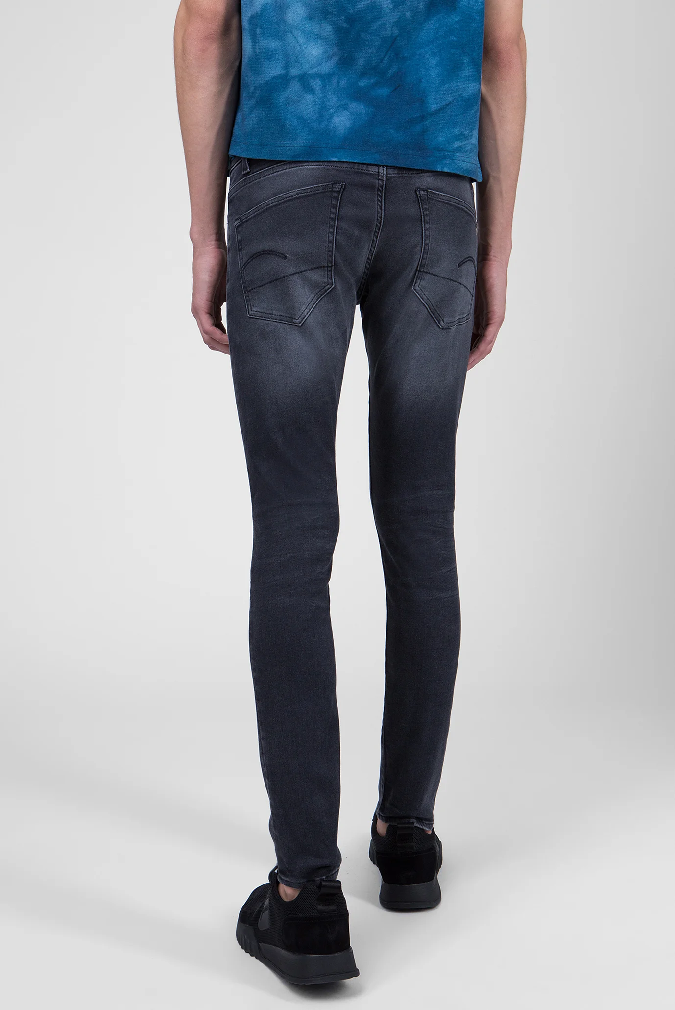 Мужские темно-синие джинсы 3301 Sec Skinny G-Star RAW D01159,A406