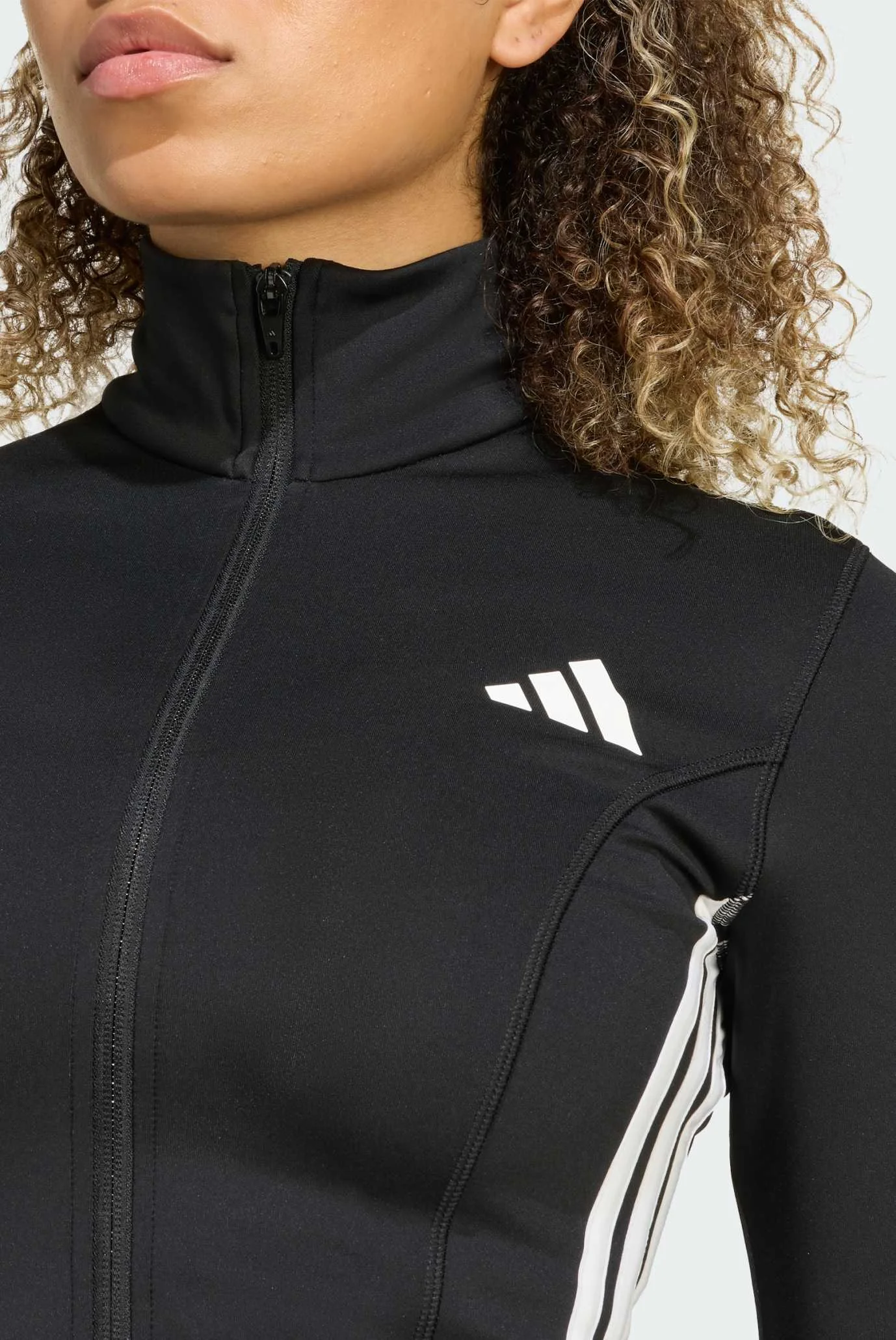 Женская черная спортивная кофта Workout Essentials Zip Through