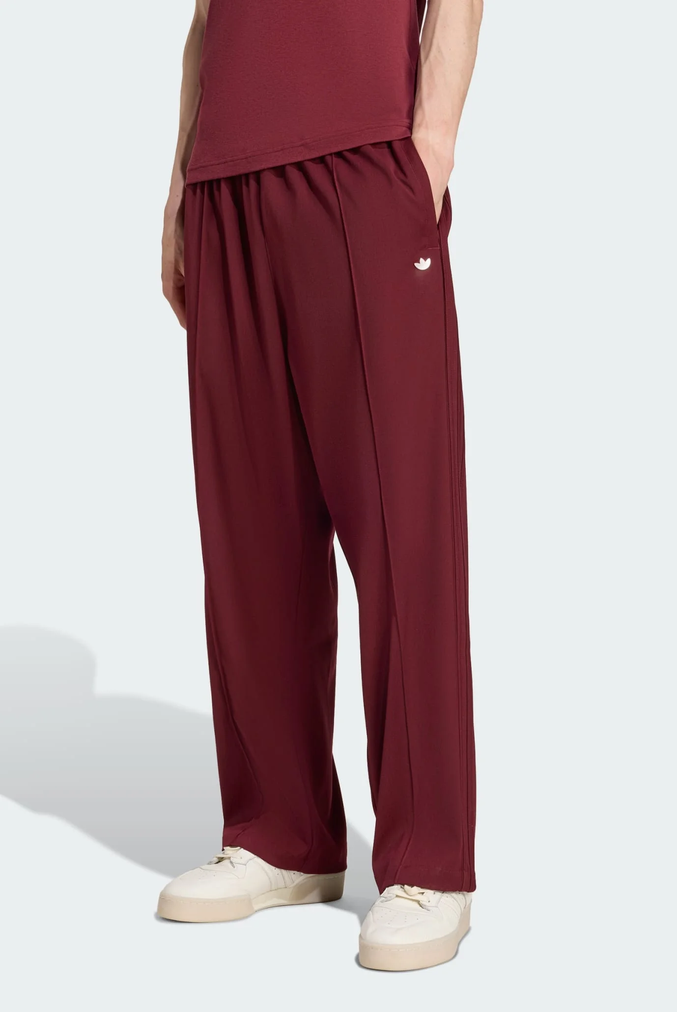Мужские бордовые спортивные брюки Premium Baggy adidas KA5258 — MD
