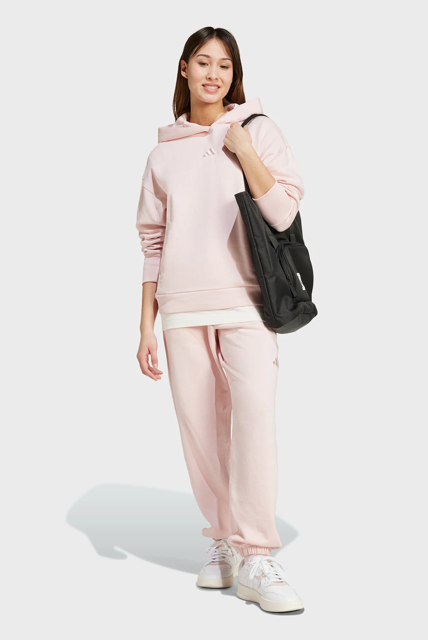 Женское пудровое худи ALL SZN French Terry Loose adidas IY6812
