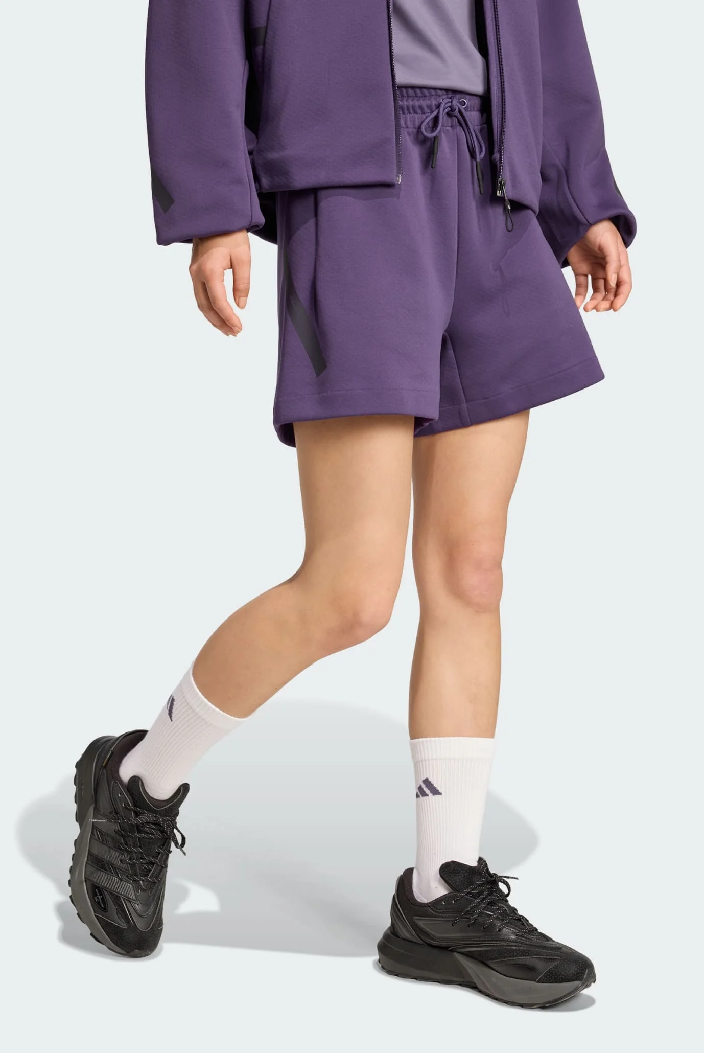 Жіночі фіолетові шорти adidas Z.N.E. adidas JW7762 — MD-Fashion