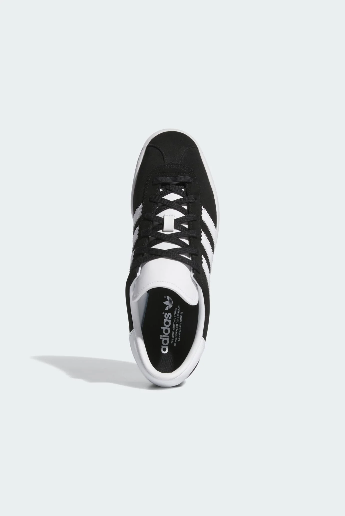 Чоловічі чорні замшеві снікерси Stadt adidas JI1882 — MD-Fashion