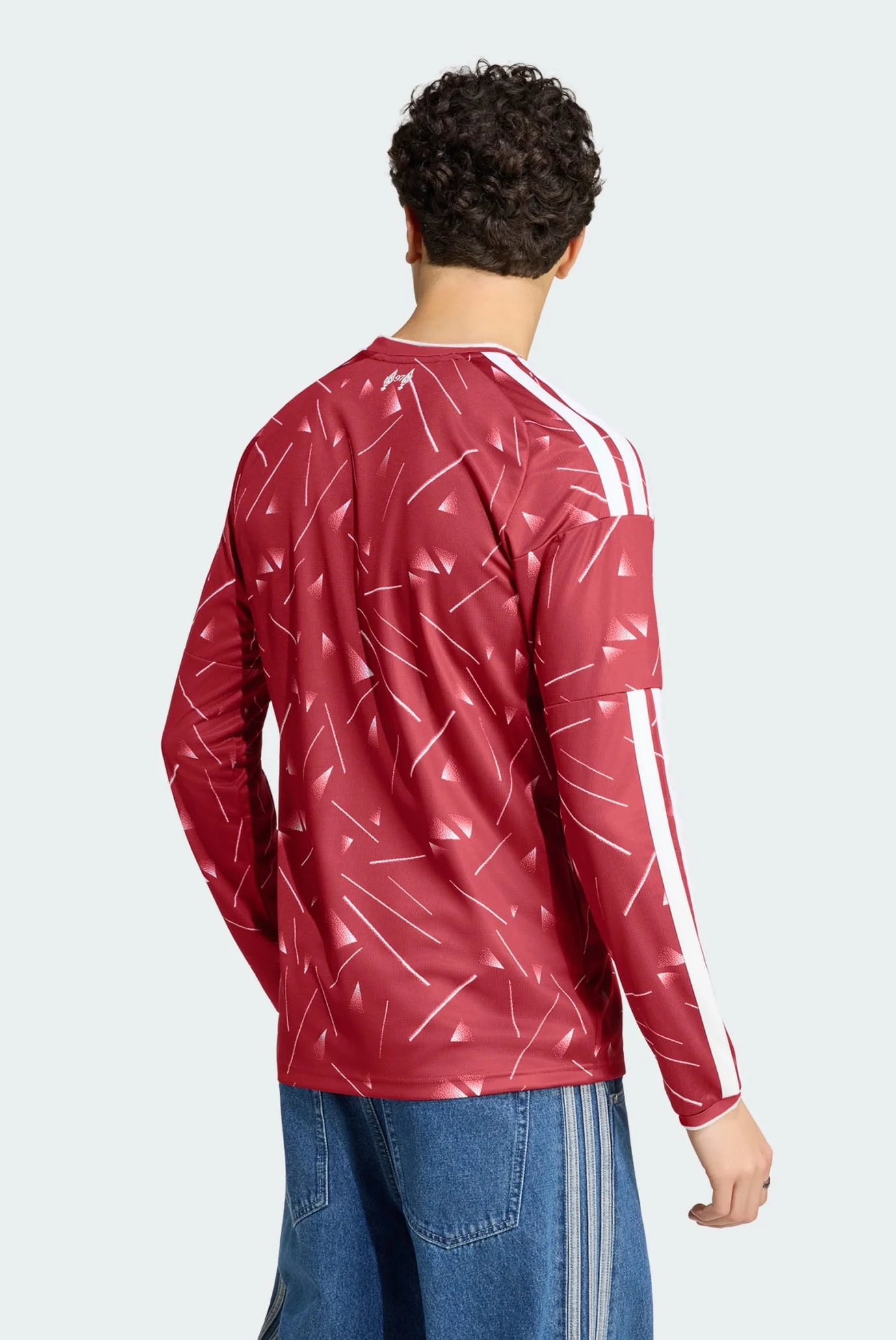 Мужской красный лонгслив с узором Liverpool FC 26/27 adidas KB8268
