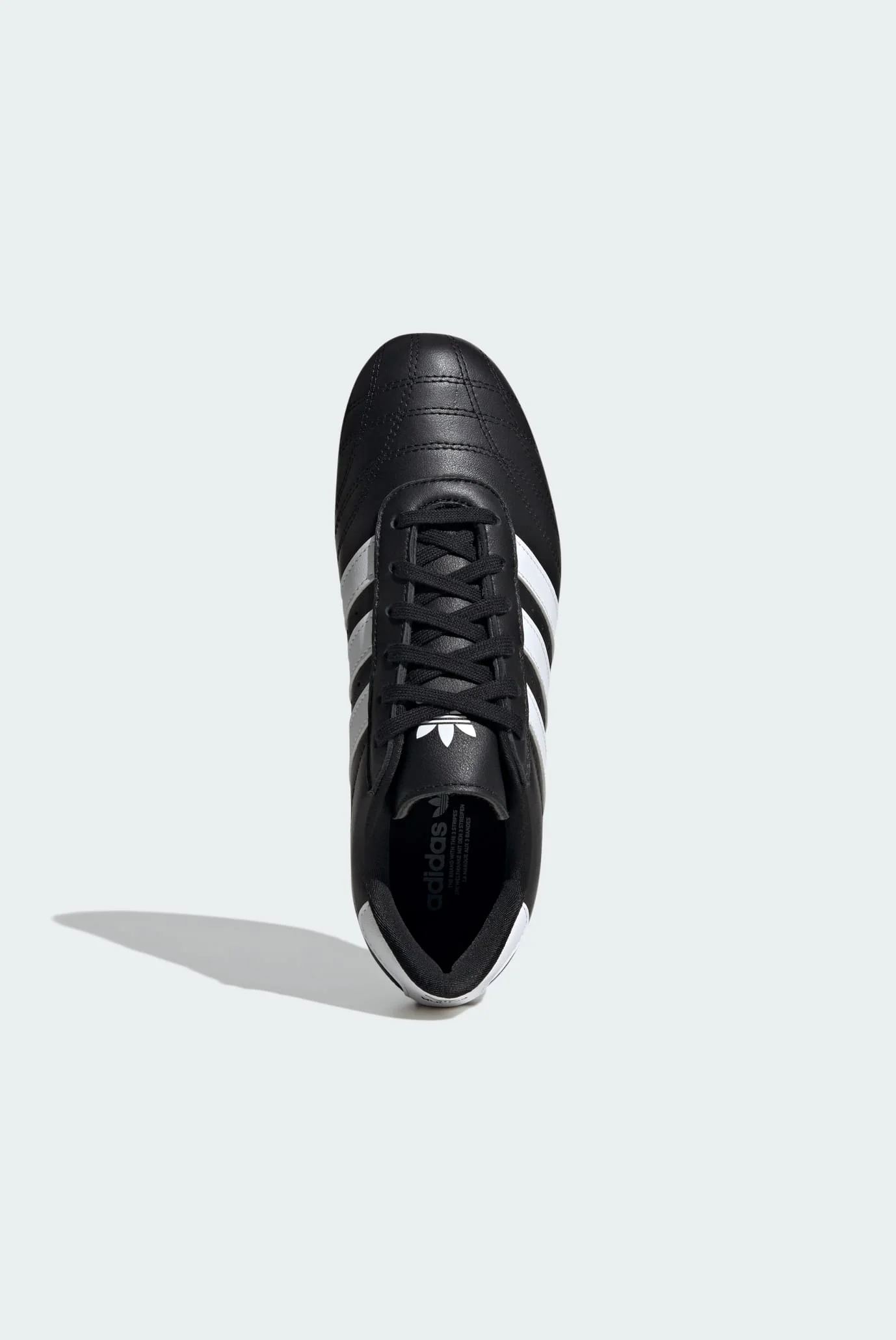 Жіночі чорні шкіряні кросівки Taekwondo adidas JS1193 — MD-Fashion