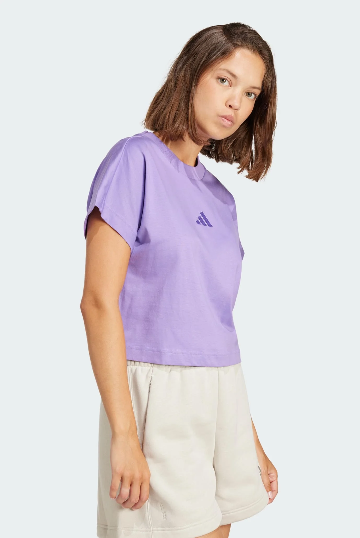 Жіноча бузкова футболка ALL SZN adidas JJ1236 — MD-Fashion