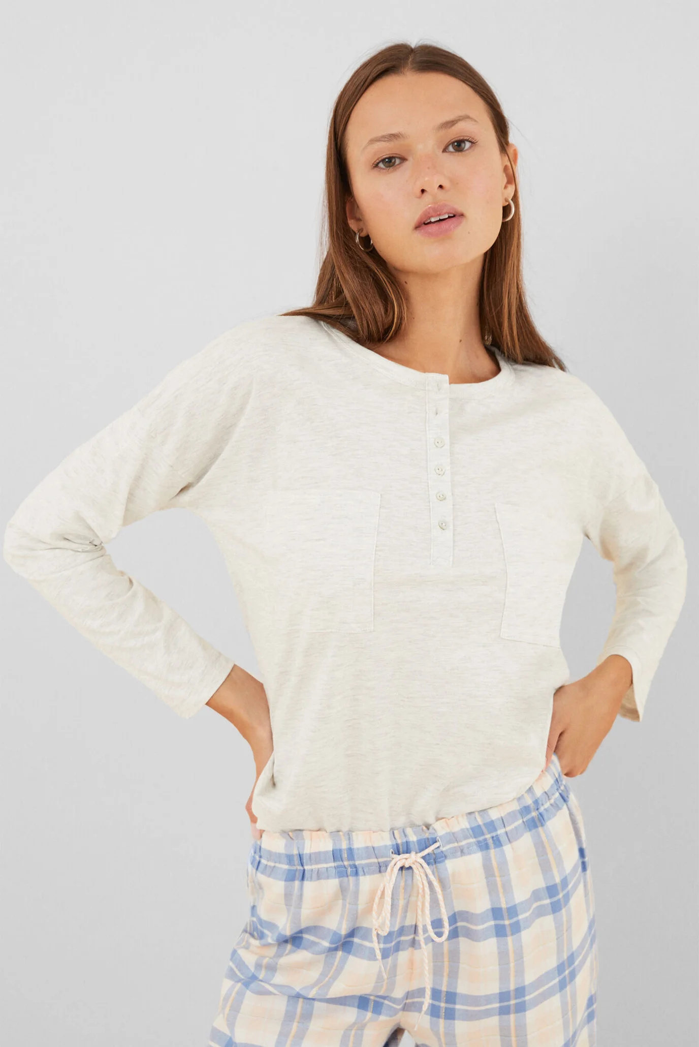 Женский белый лонгслив women'secret 3276599 — MD-Fashion