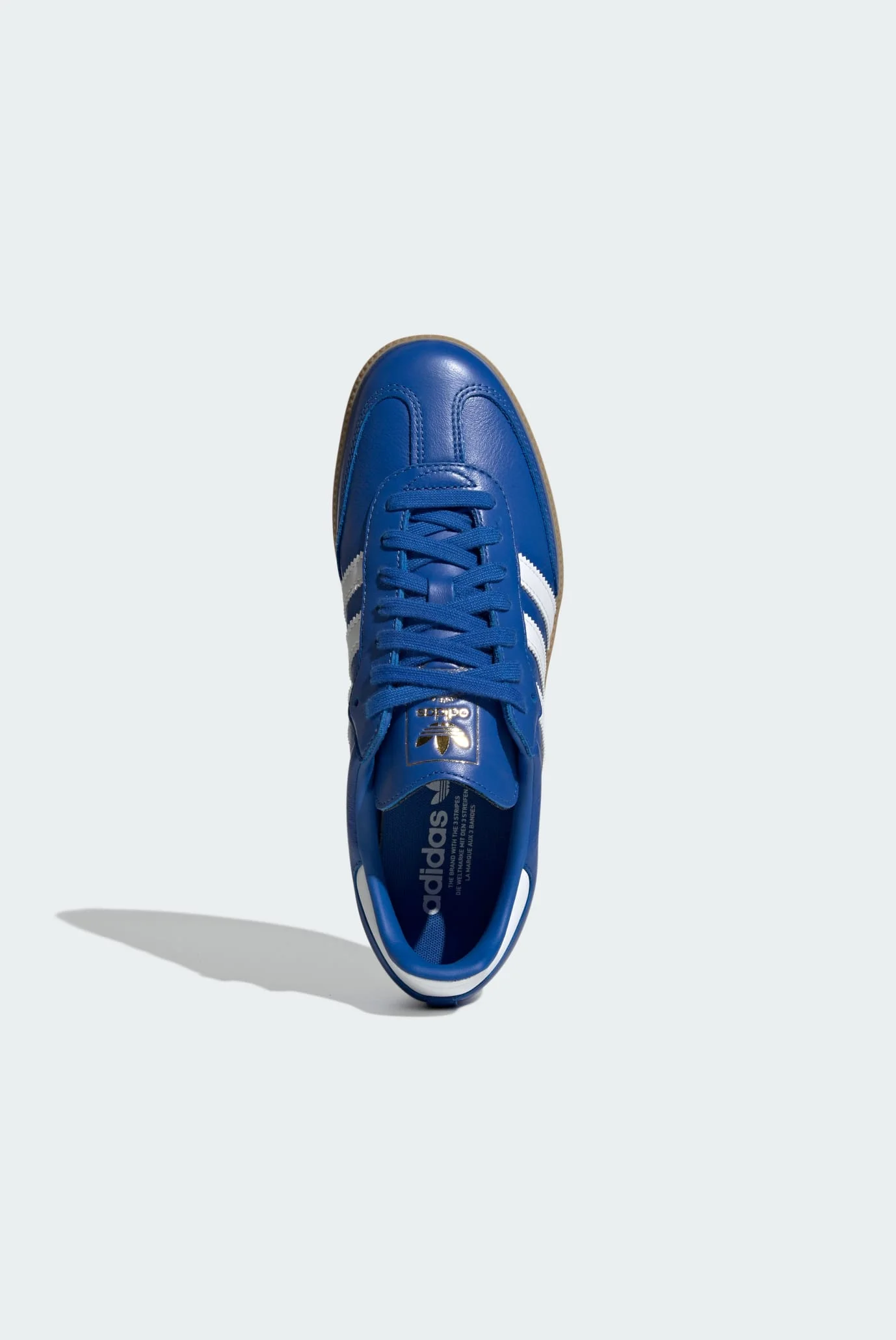 Чоловічі сині шкіряні снікерси Samba OG adidas JR0882 — MD-Fashion