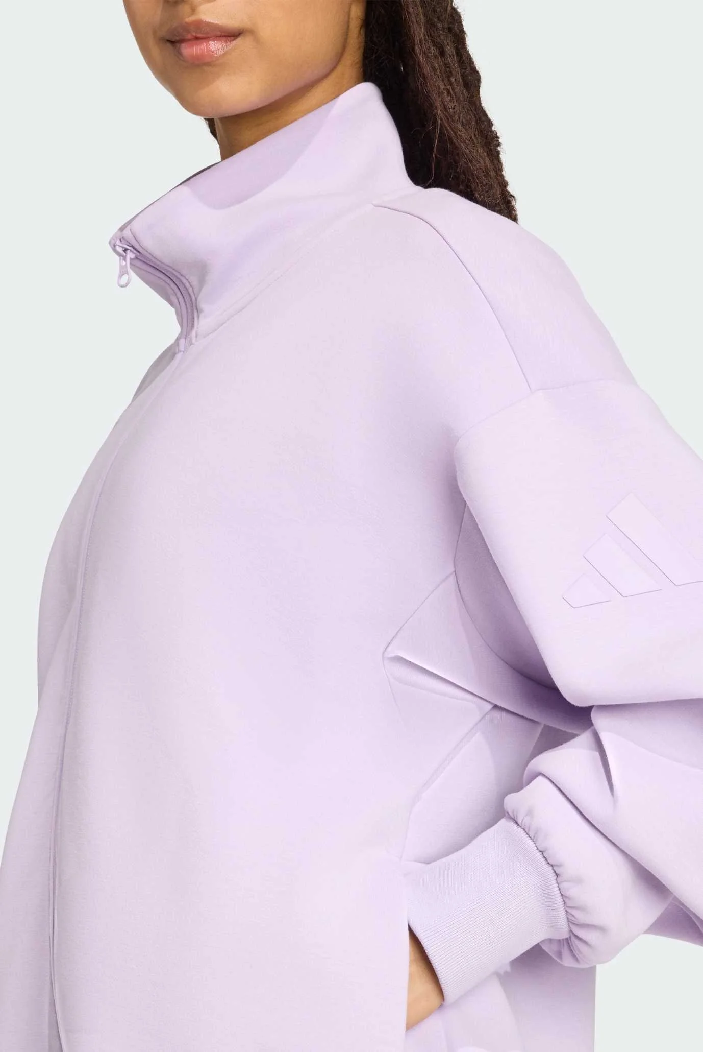 Женская сиреневая спортивная кофта ALL SZN Soft Lux Loose Full-Zip
