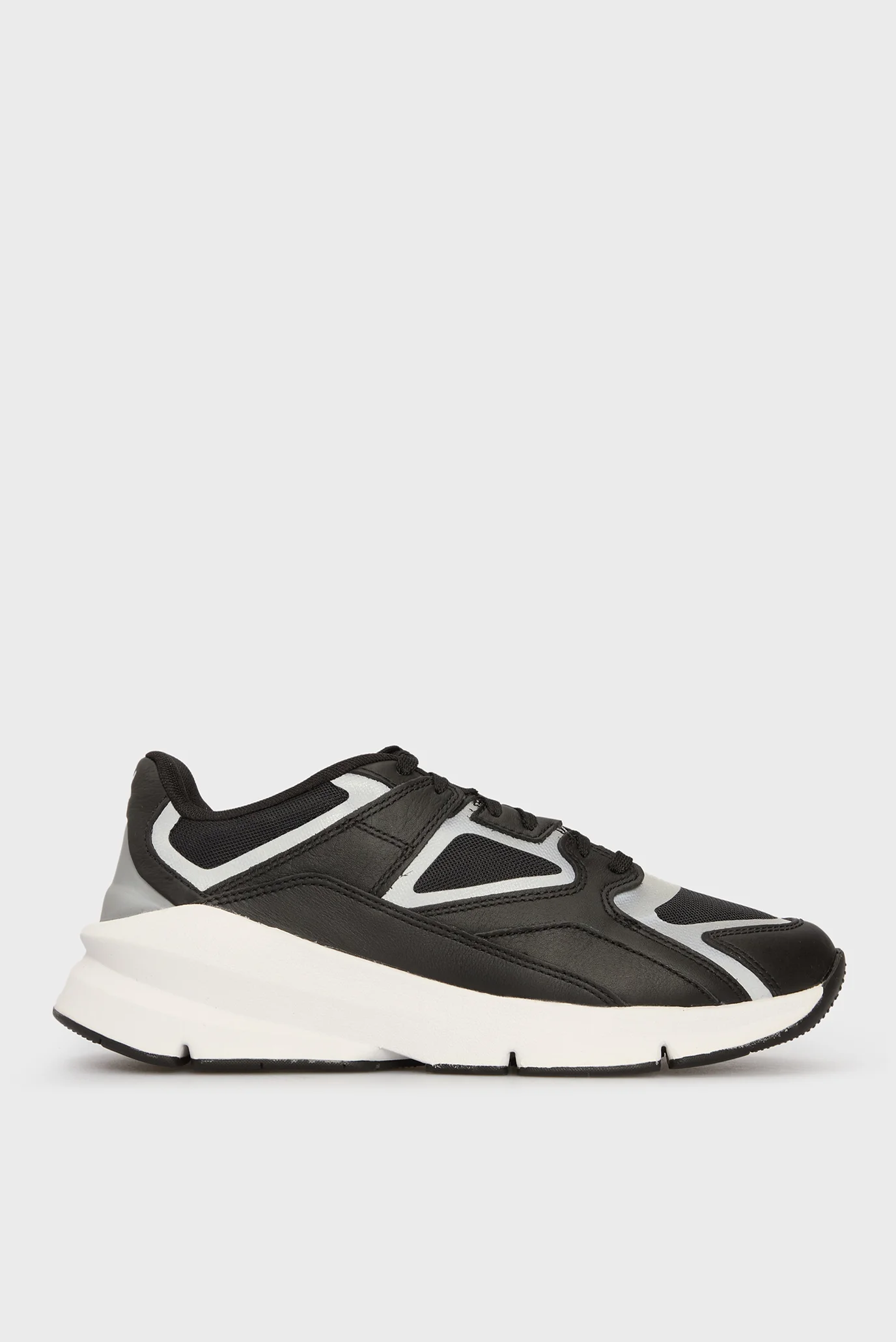 Черные кожаные кроссовки UA Forge 96 LEATHER reissue Under Armour