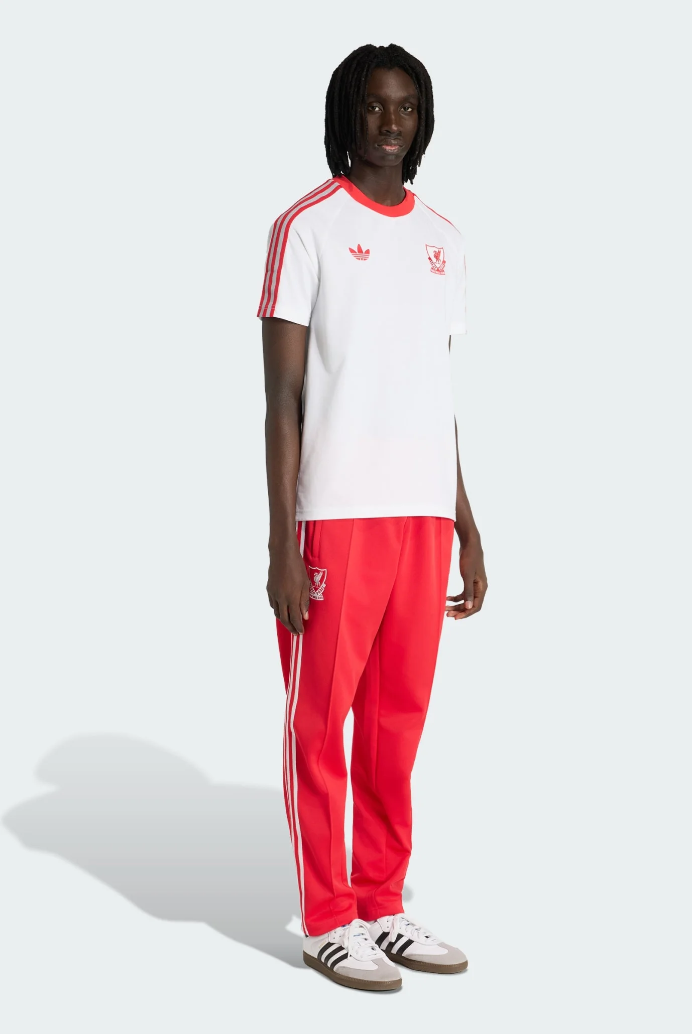 Мужская белая футболка Liverpool FC Originals adidas JZ0140 — MD