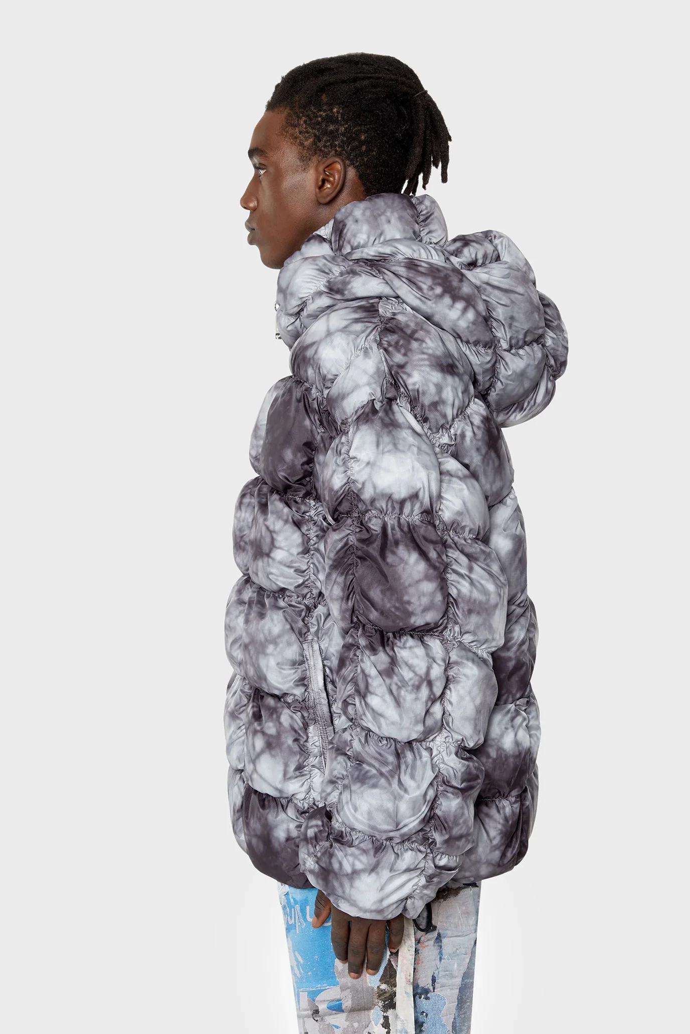 Мужская серая куртка W-RALLE JACKET Diesel A06215 0DGAN — MD-Fashion