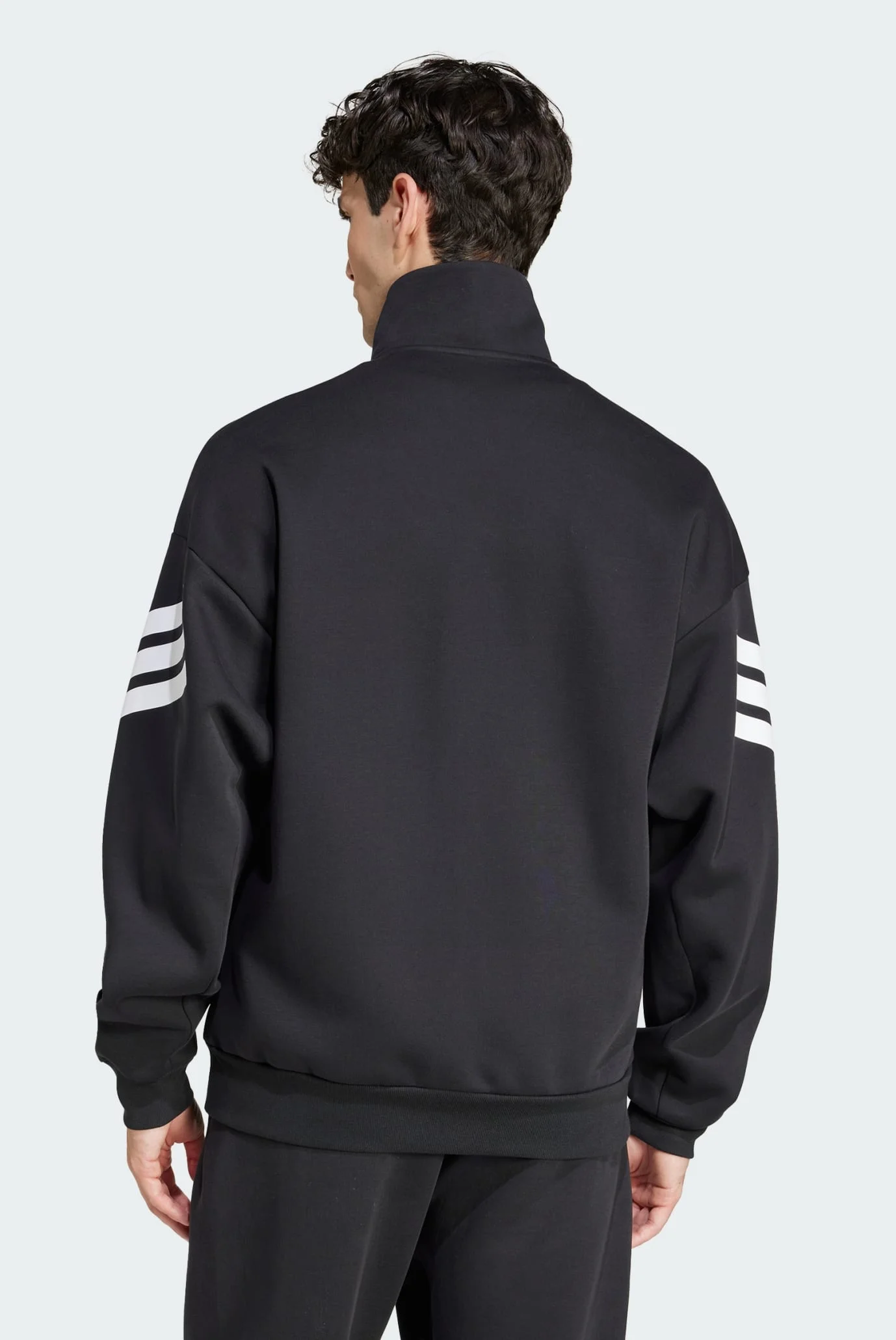 シャックル Чоловіча чорна спортивна кофта Future Icons 3-Stripes Woven adidas