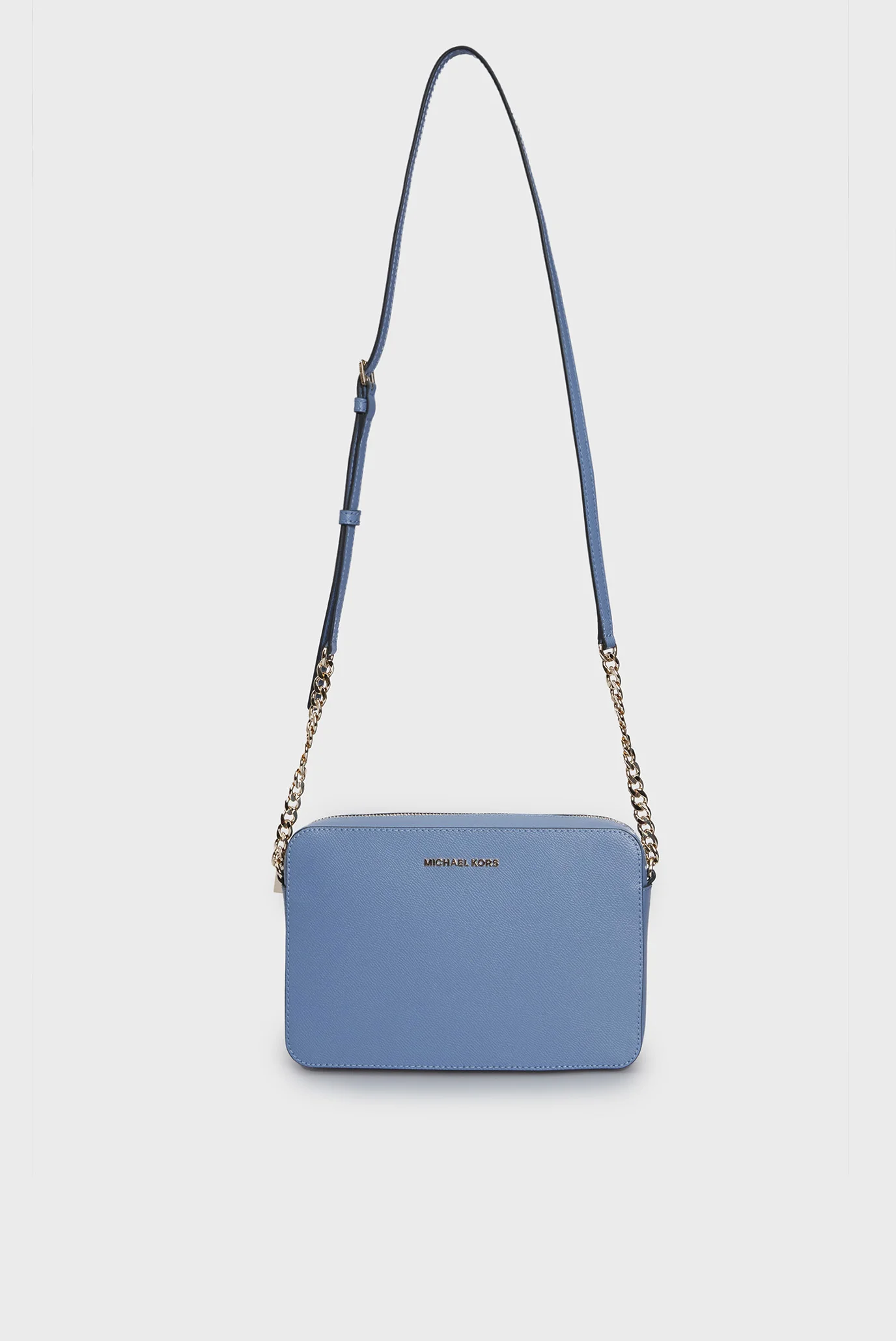 Женская голубая кожаная сумка Michael Kors 32S4GTVC3L — MD-Fashion