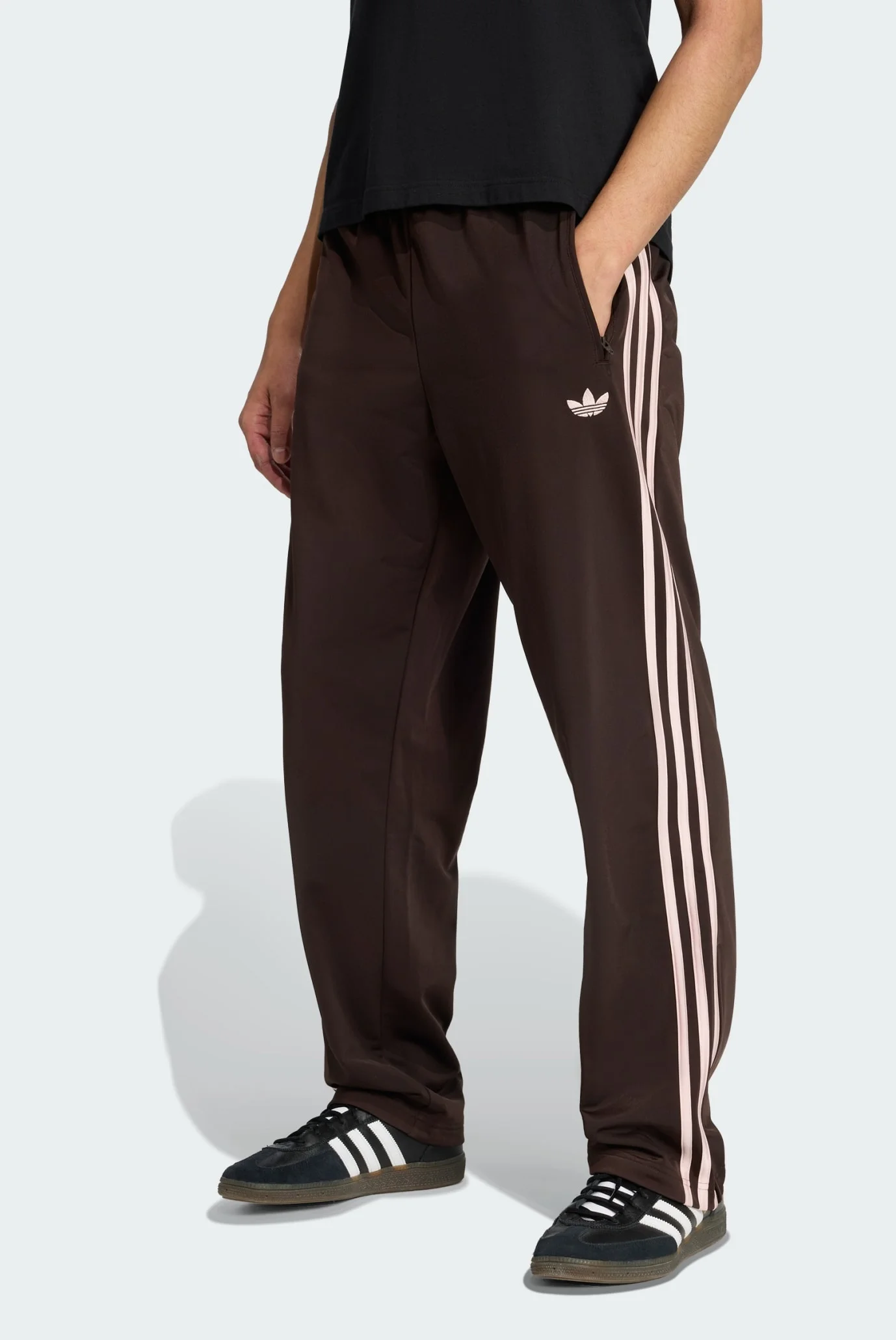 Мужские коричневые спортивные брюки FIREBIRD TRACK adidas KD8321