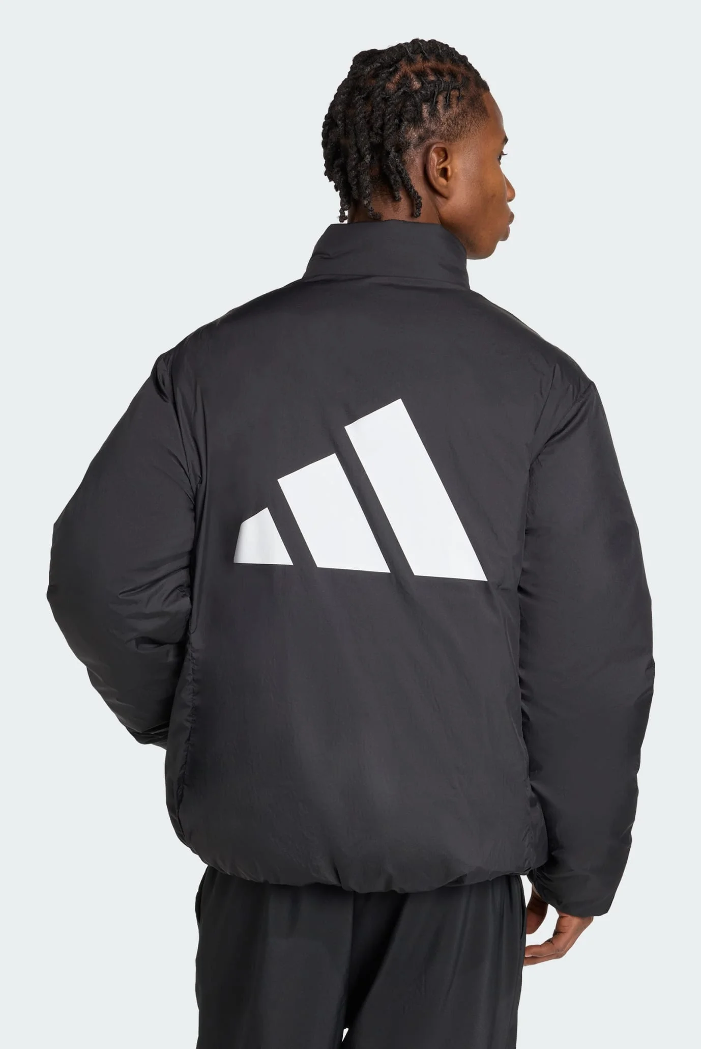 Мужской черный пуховик Essentials Climawarm Puffer adidas JM4159