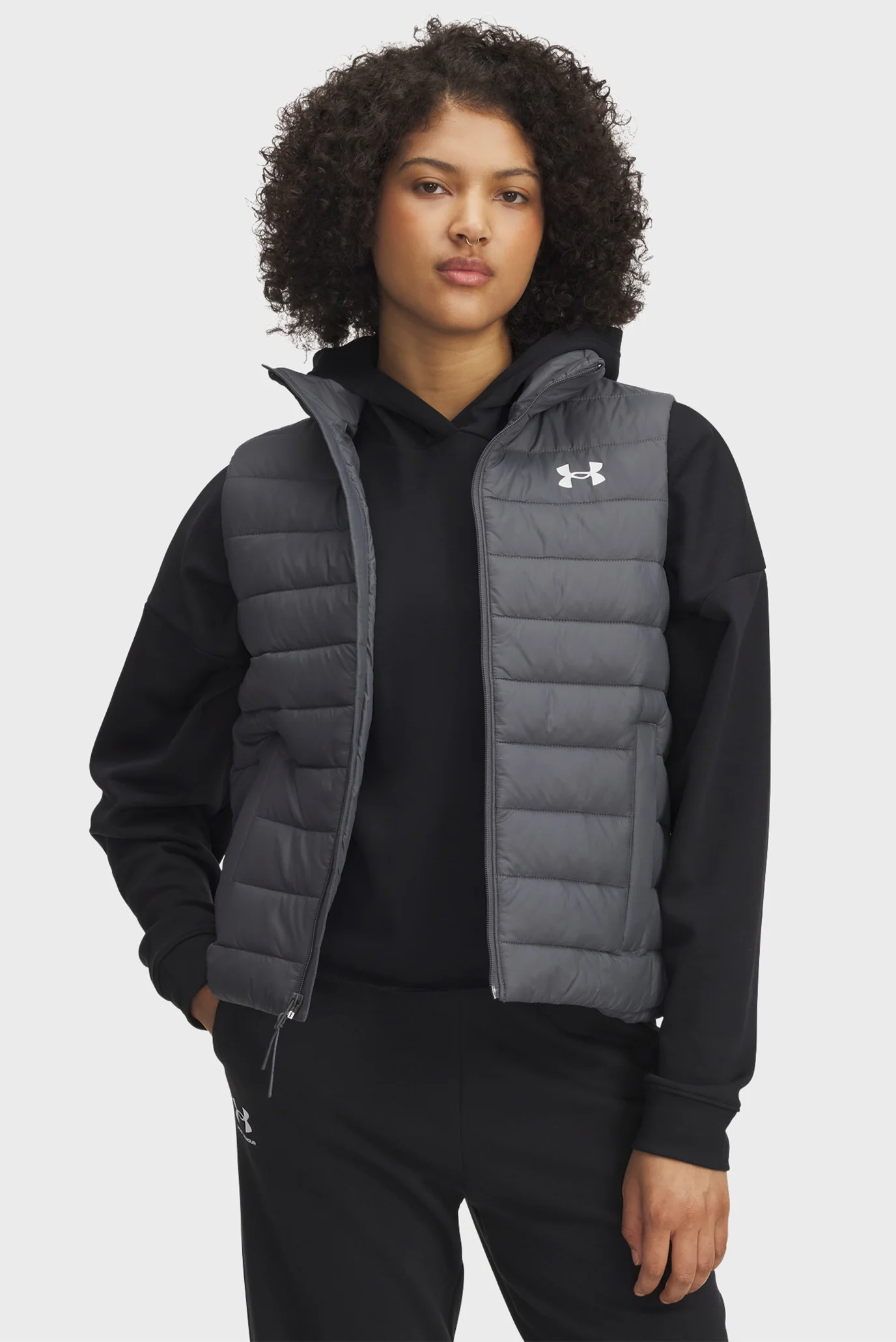 Женский серый жилет UA Sportswear Ins Vest Under Armour 6006354