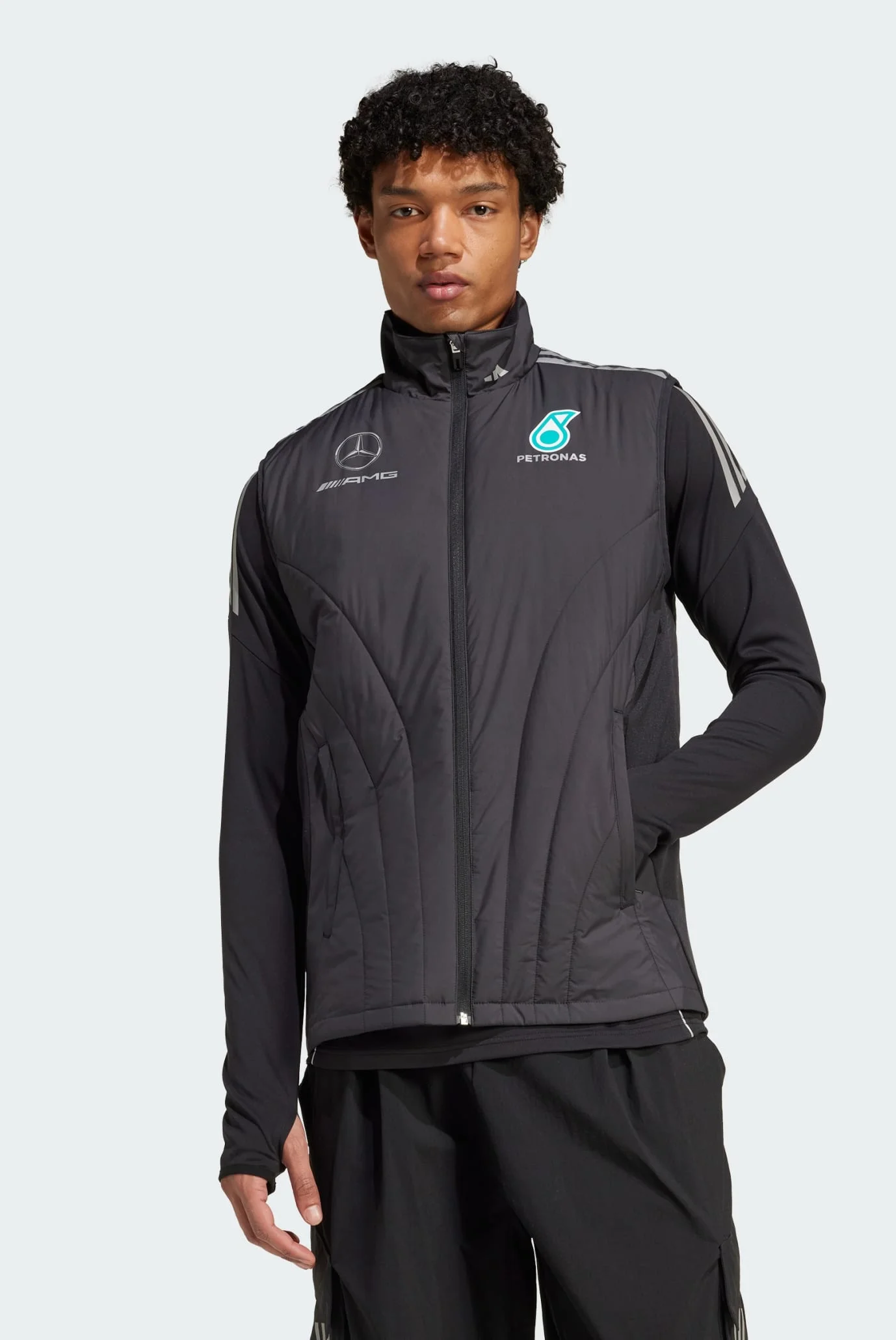 Мужской черный жилет Mercedes - AMG Petronas Formula One Team