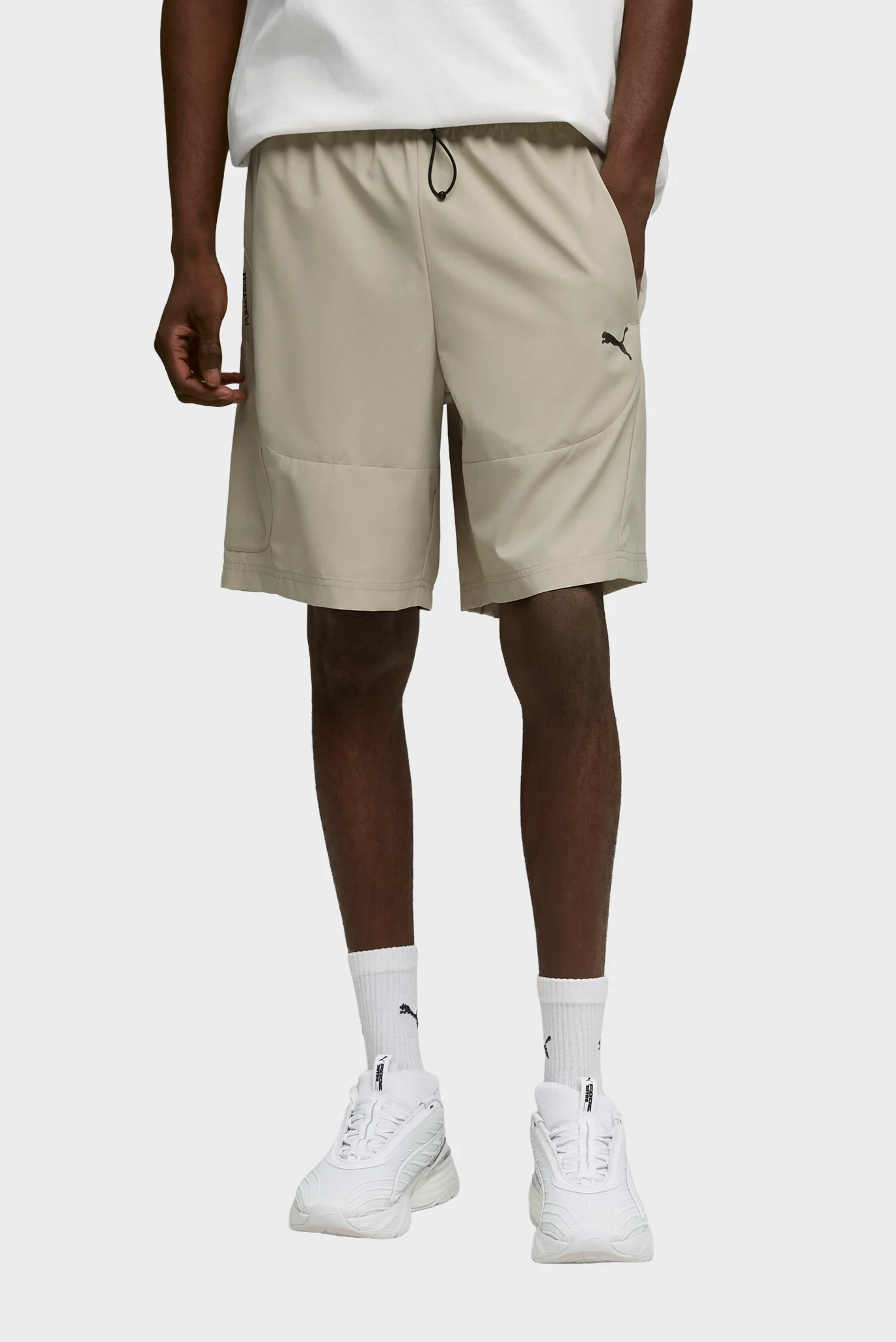 Чоловічі бежеві шорти PUMATECH Woven Cargo Shorts Men PUMA