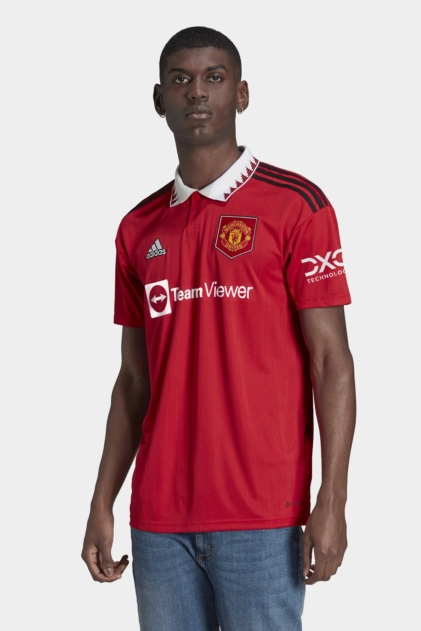 Nike ManchesterUnitedフリース シャツ　マンチェスター　刺繍 Чоловіча червона джерсі Manchester United 22/23 adidas H13881 — MD