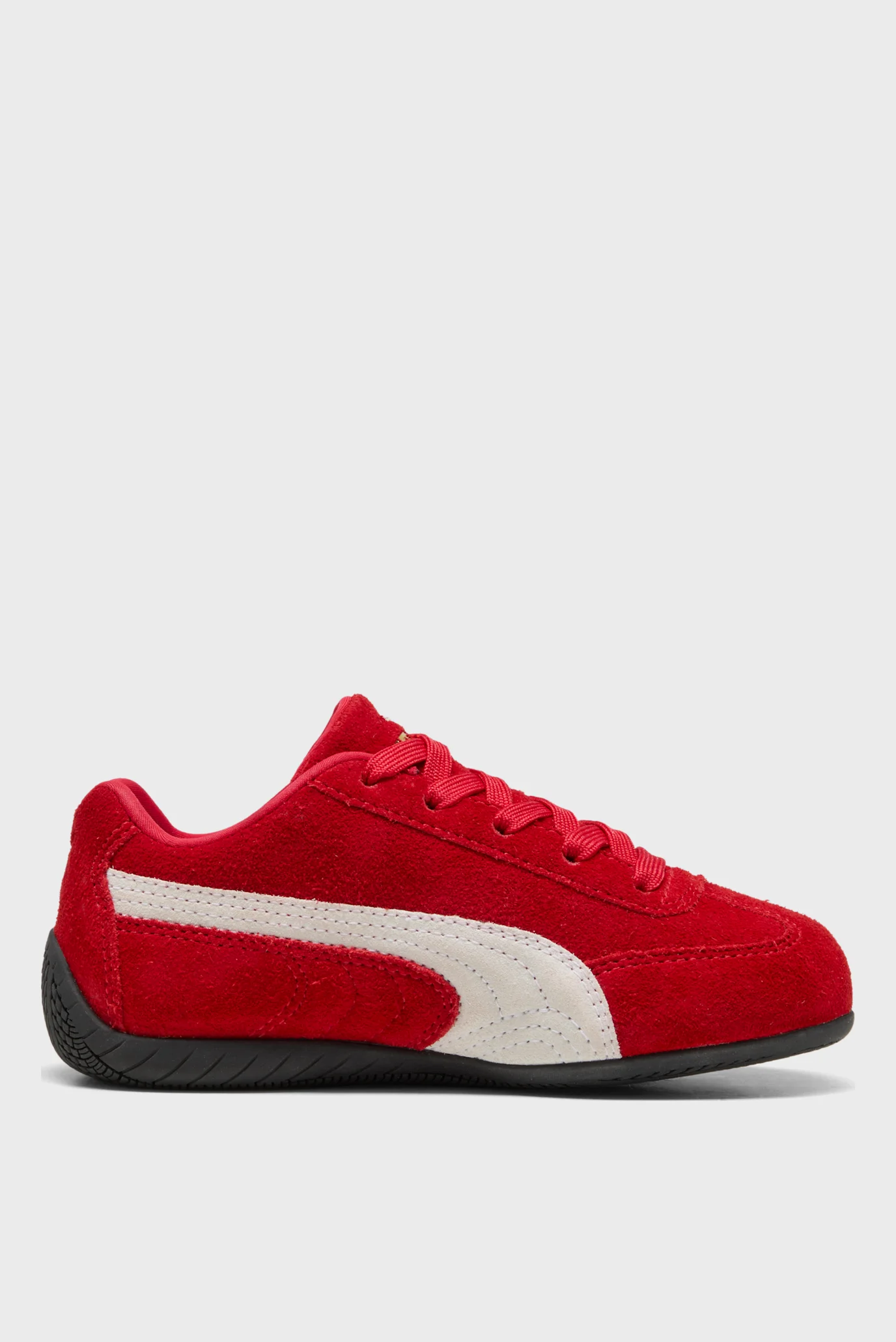 Young　赤S2 Дитячі червоні шкіряні кросівки Speedcat Sneakers Kids PUMA