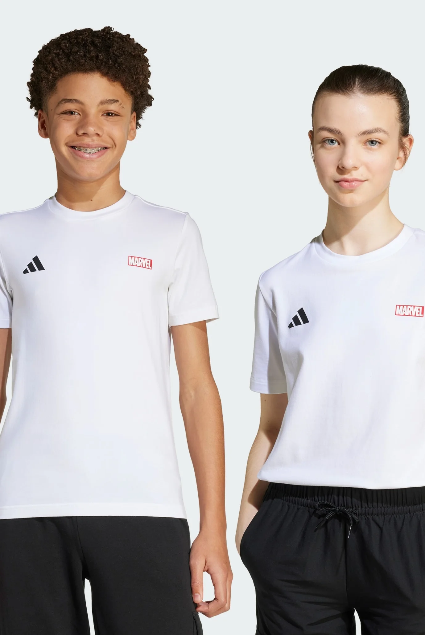 Детская белая футболка adidas Marvel Spider-Man Graphics Kids