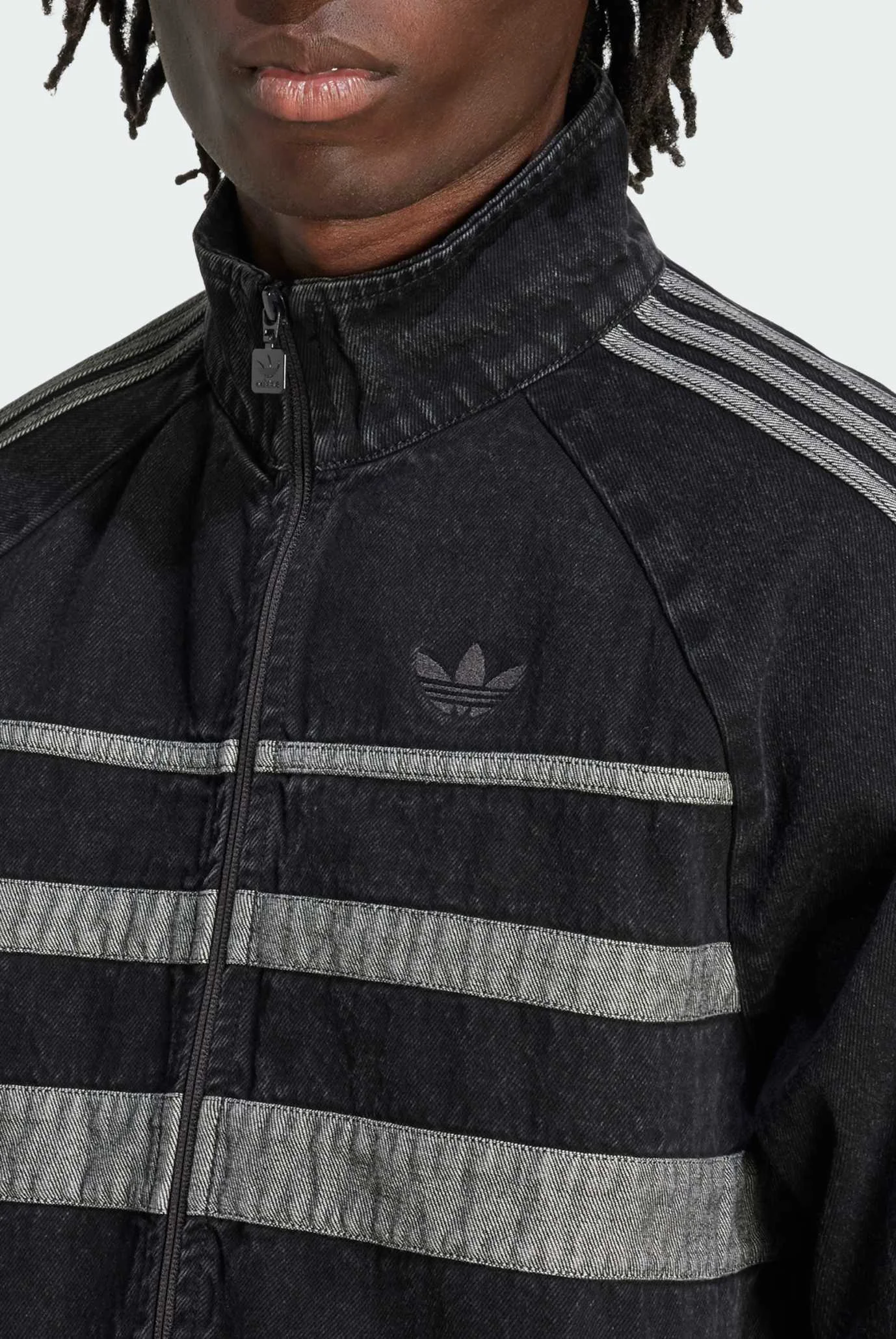 Чоловіча чорна джинсова куртка adidas Adicolor First Black adidas