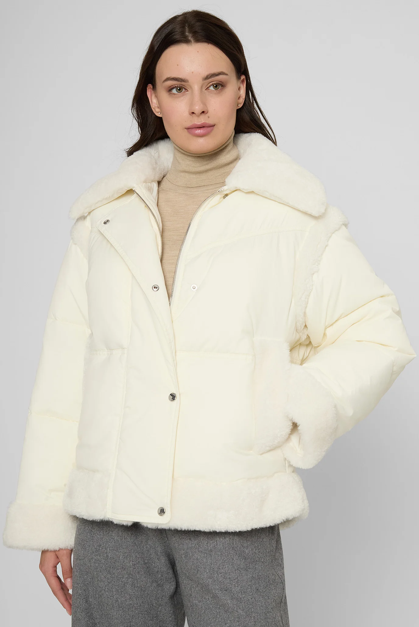 Женская белая куртка BOSS 50548173;118 — MD-Fashion