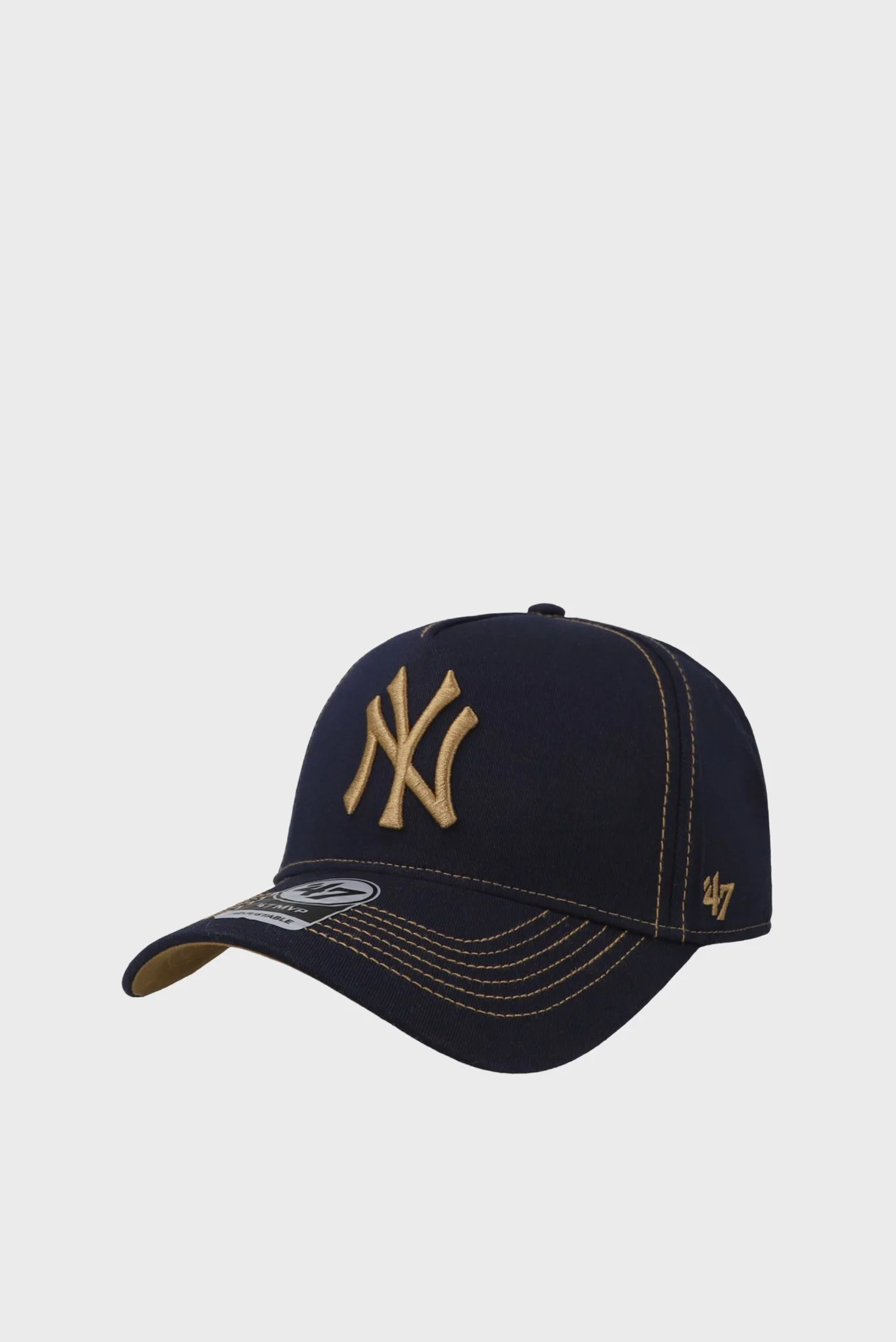 Nyです。 Темно-синя кепка NEW YORK YANKEES CONTRAST STIT 47 Brand