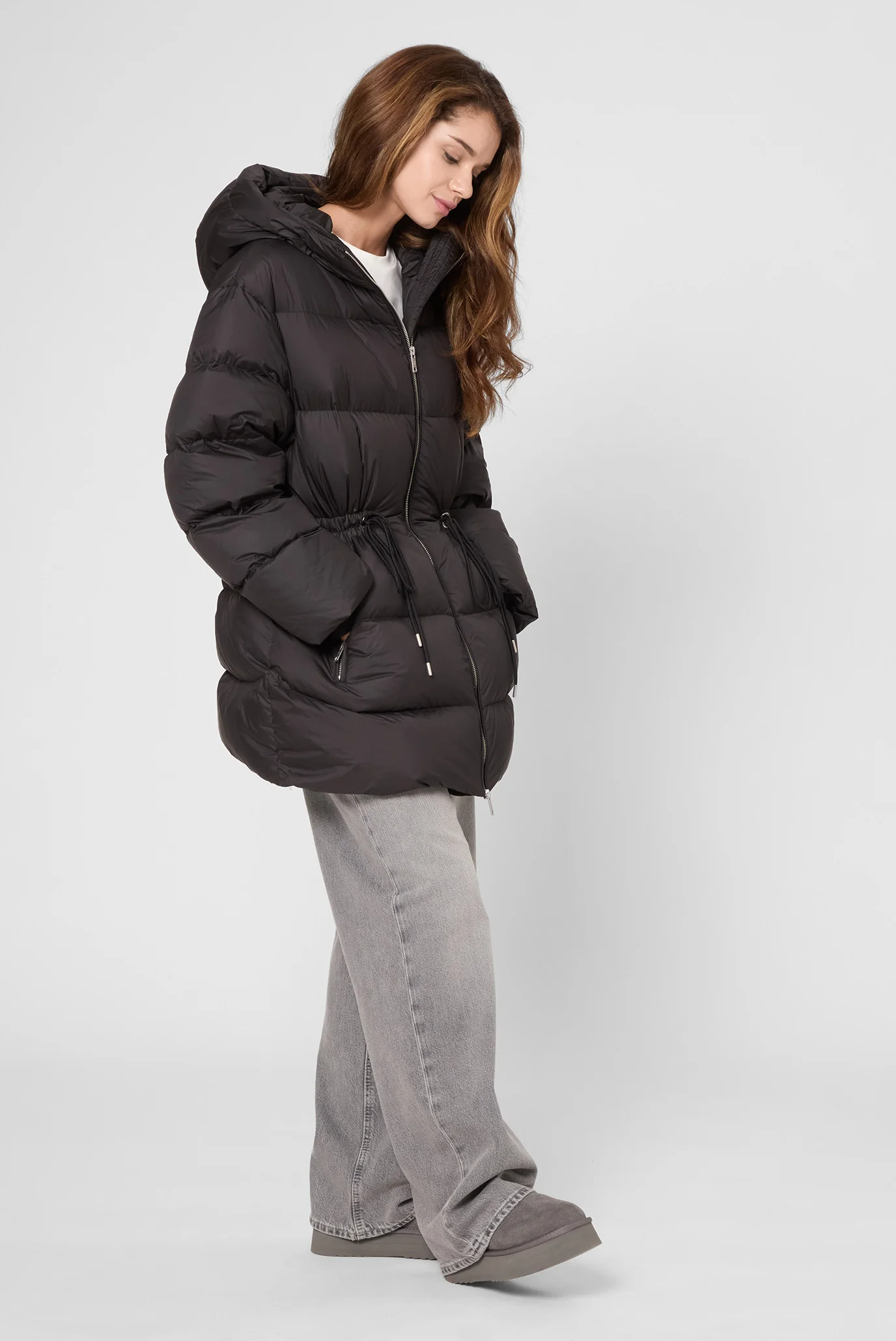 Plage MY_puffer フード zhinochyi-chornyi-pukhovyk-