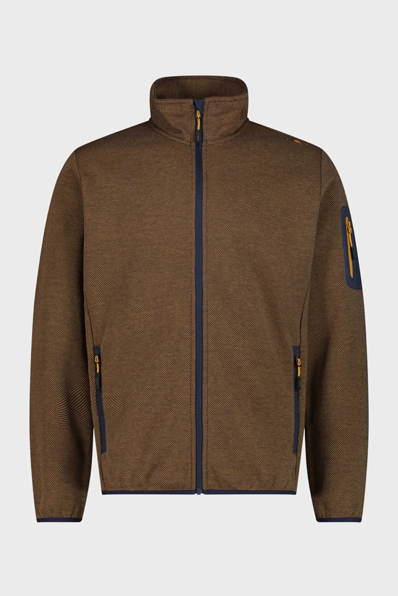 Мужская коричневая спортивная кофта KNIT TECH JACKET CMP 34H6397