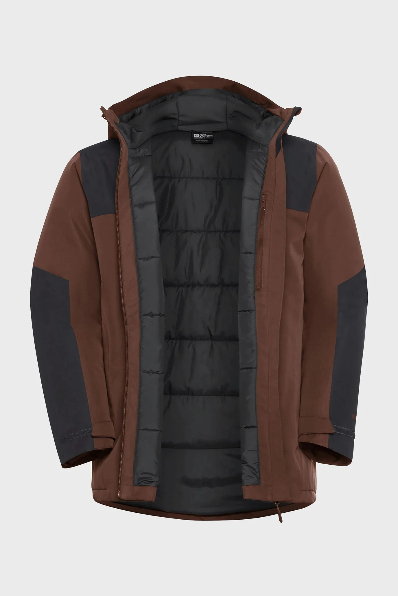 Мужская темно-коричневая куртка Jack Wolfskin A61872_D0107 — MD