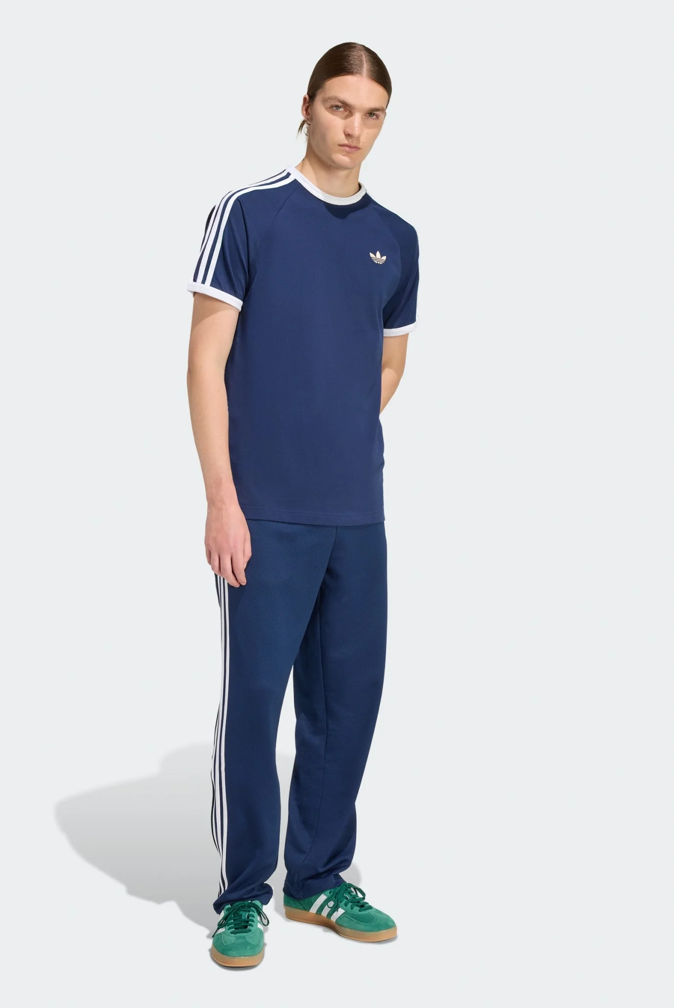 Мужская синяя футболка 3-STRIPES adidas KE3536 — MD-Fashion