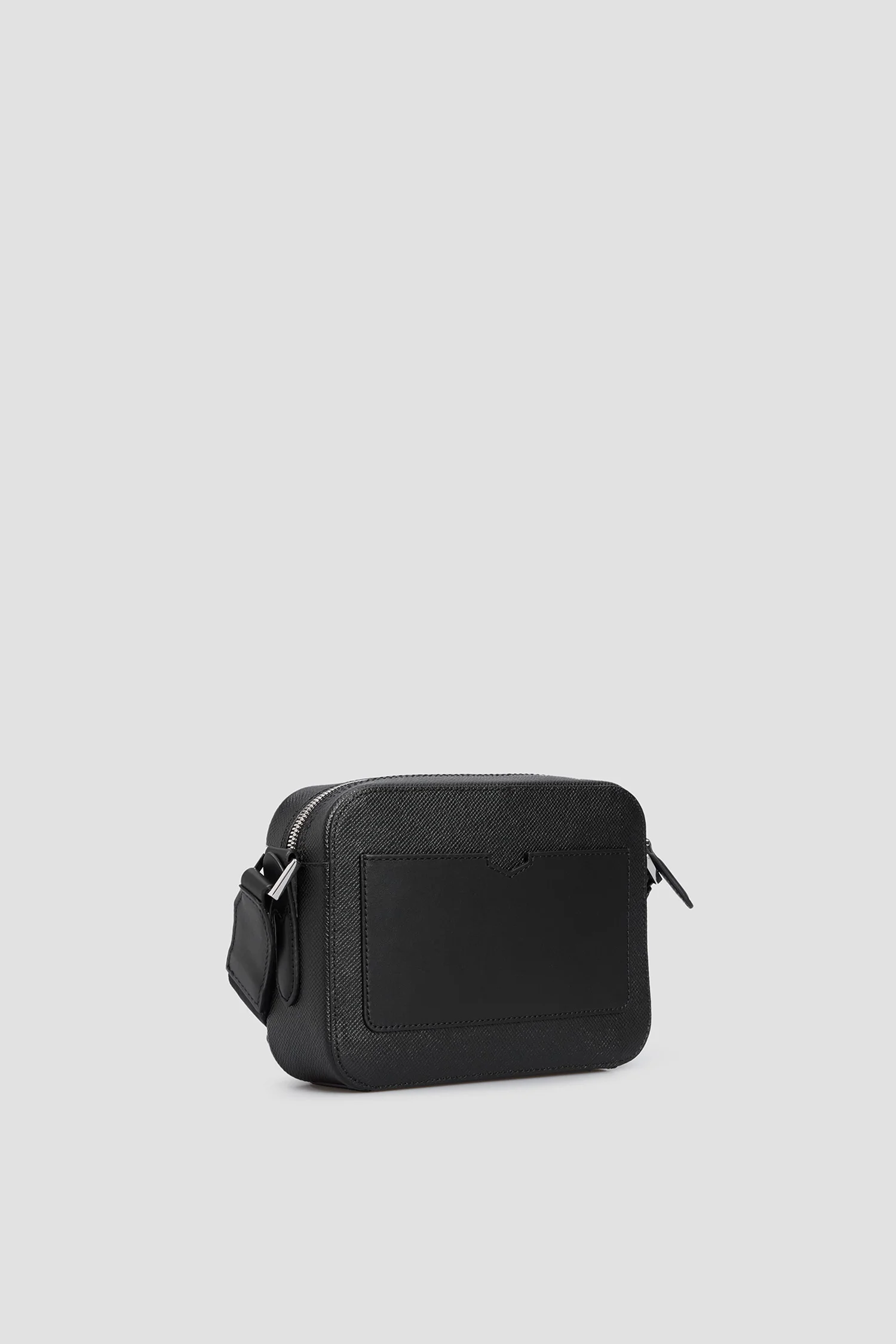 Мужская черная кожаная сумка BOSS 50523255;001 — MD-Fashion