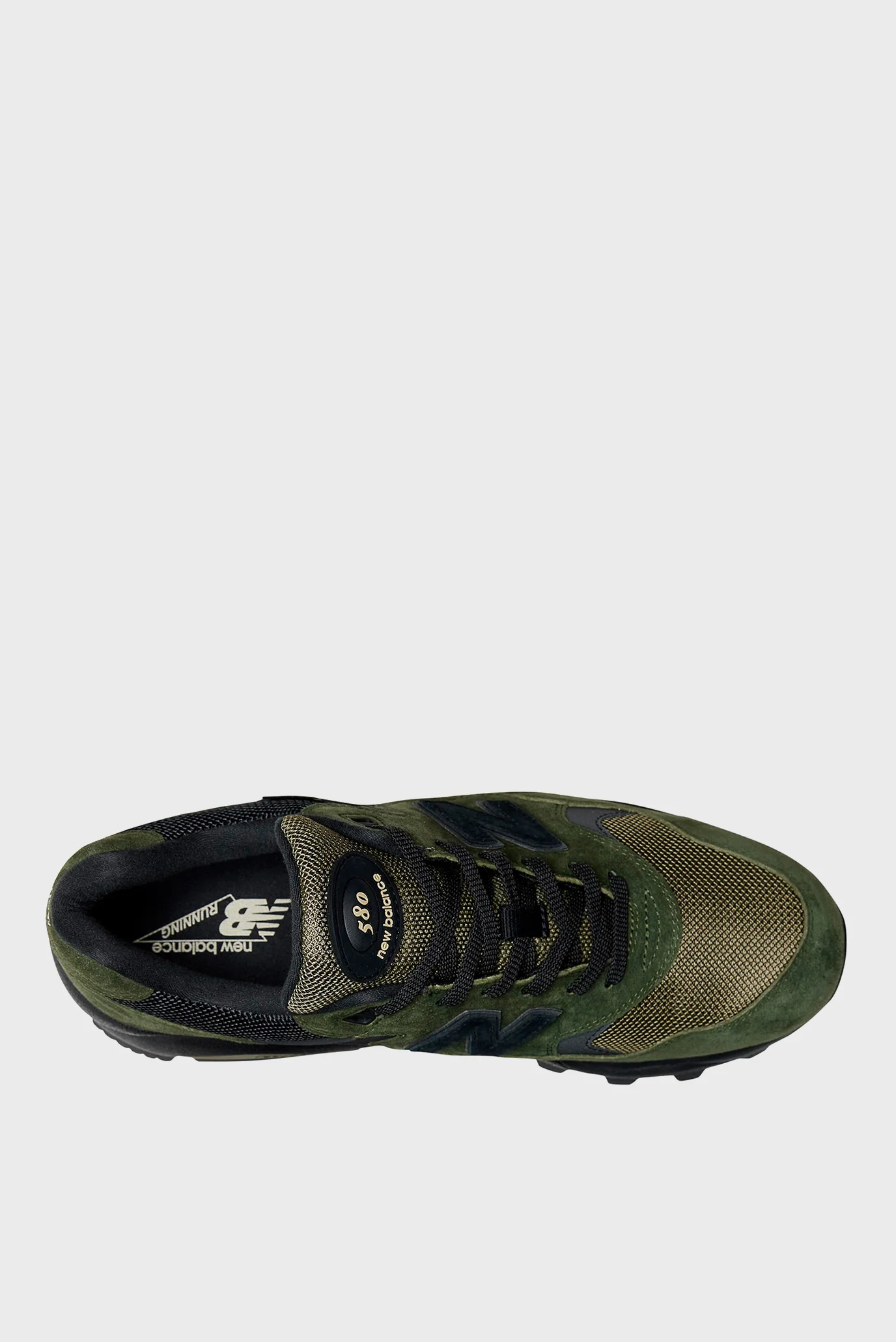 Мужские зеленые замшевые кроссовки 580 Gore-Tex New Balance