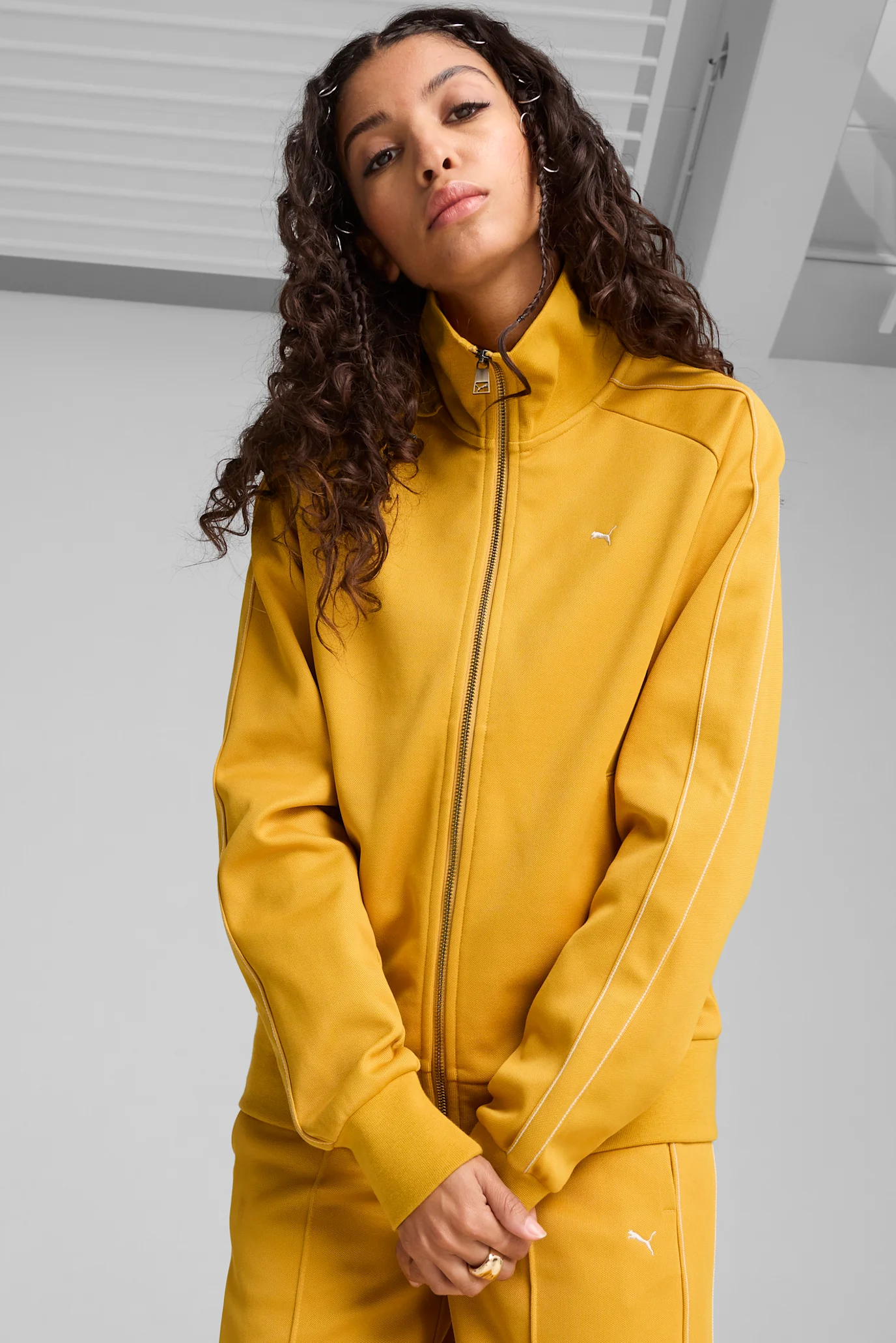Жіноча гірчична спортивна кофта T7 Track Jacket Women PUMA 629937