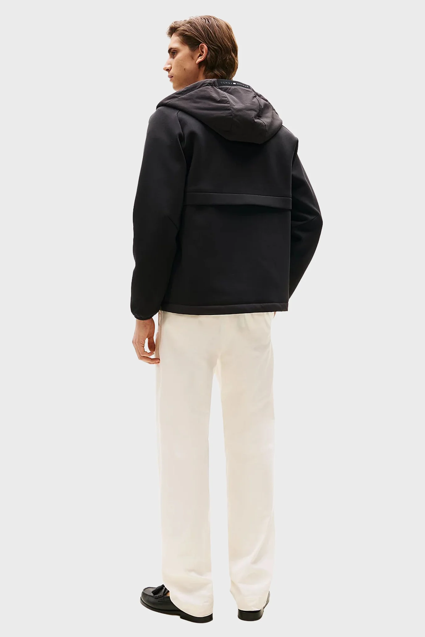 Чоловічі чорна куртка PERFORMANCE MIXMEDIA WINDBREAKER Tommy